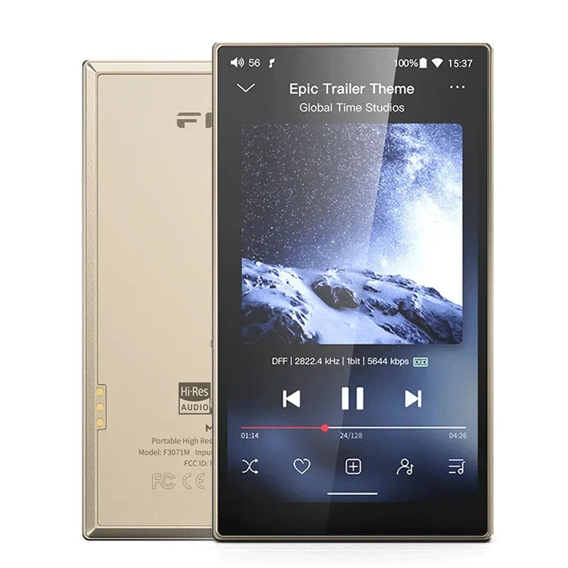FiiO M21 Portable MP3 Player with Quad CS43198 DAC - High Resolution Audio for Music Lovers, Perfect for Commuting, Travel & Workout