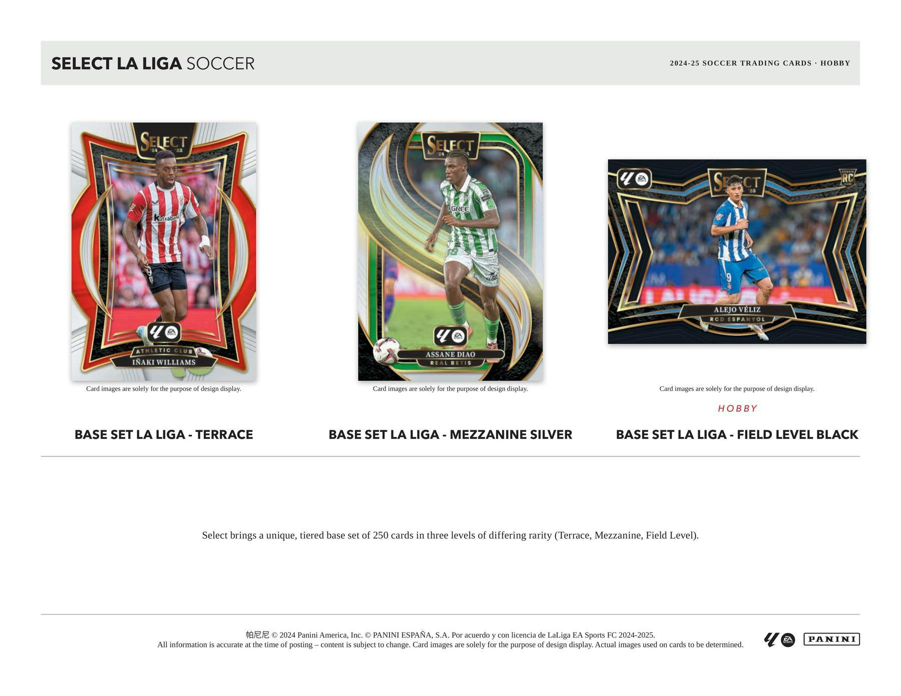 2024-2025 Panini Select La Liga Soccer Hobby Box - Premium Trading Cards for Collectors & Fantasy League Fans - Perfect for Gifts, Investments & Game Nights