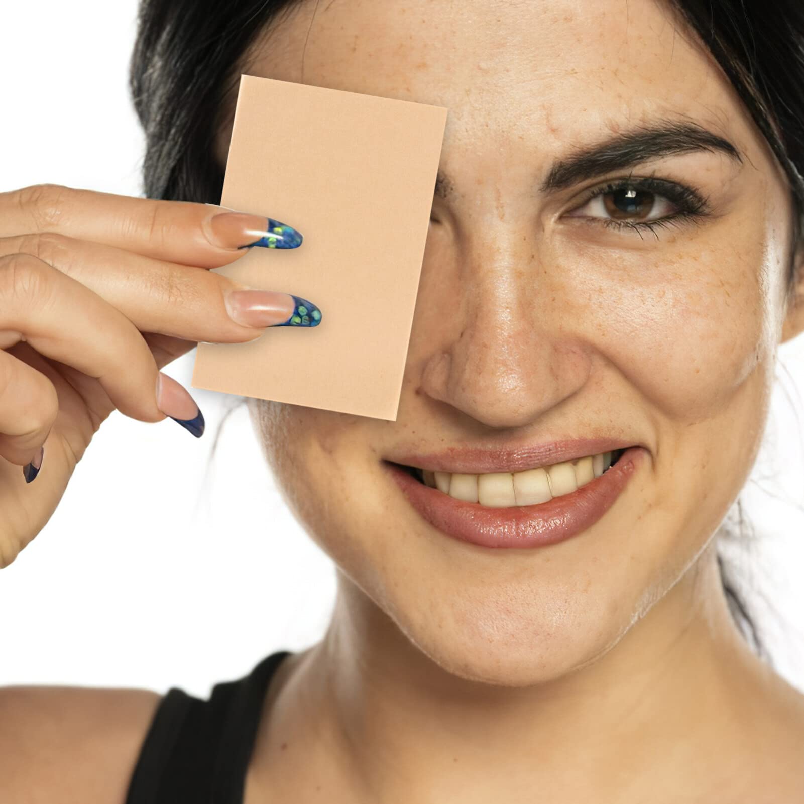 FOMIYES Oil Absorber Sheets - 100-Pack Blotting Papers for Face & Nose, Makeup & Skincare Essential for Men & Women - Perfect for Oily Skin Control, Touch-Ups, and On-the-Go Shine Removal
