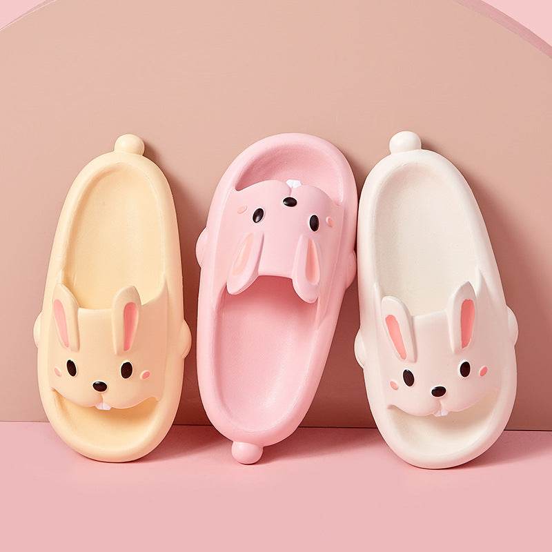 Cute Kawaii Bunny Slippers for Women - Soft Plush House Shoes with Non-Slip Sole - Perfect for Indoor Comfort, Lounge Wear & Gift Giving