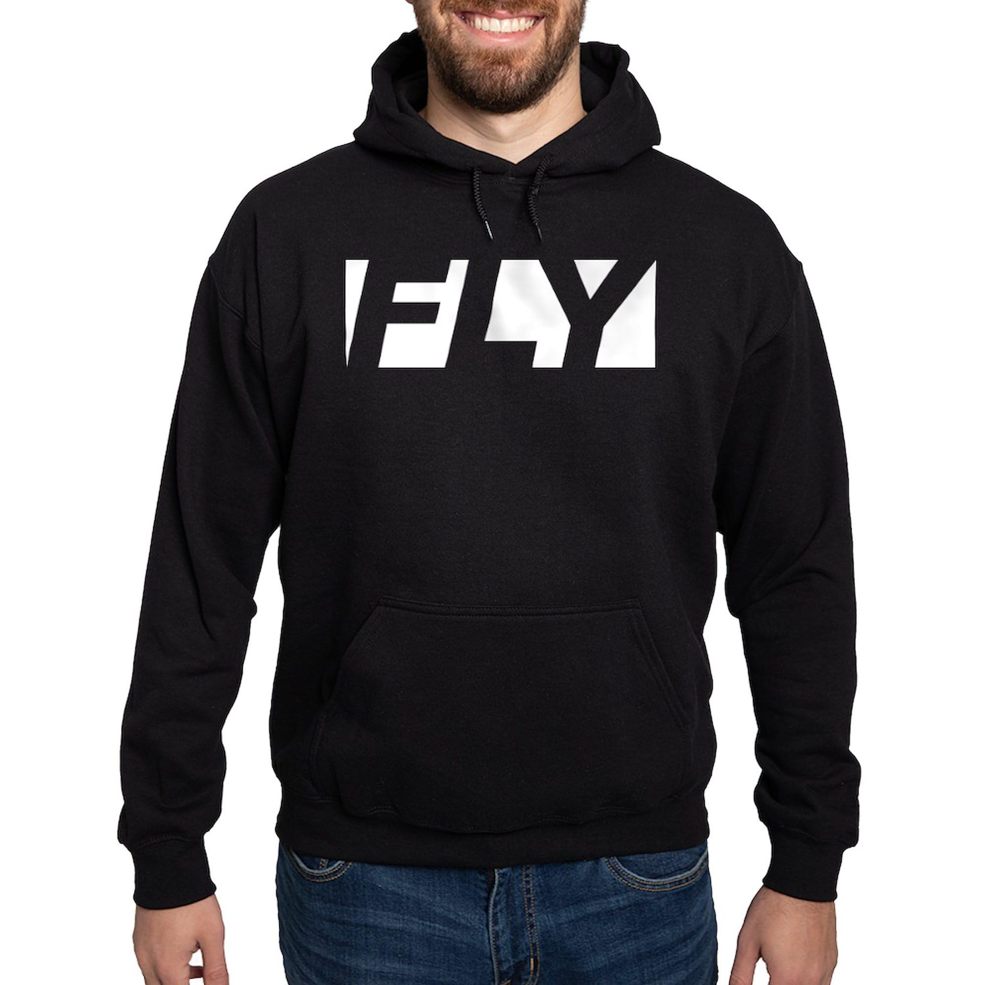 **Men's Dark Regular Fit Fly Hoodie - Comfortable & Stylish Pullover for Casual Wear, Street Fashion & Outdoor Activities**