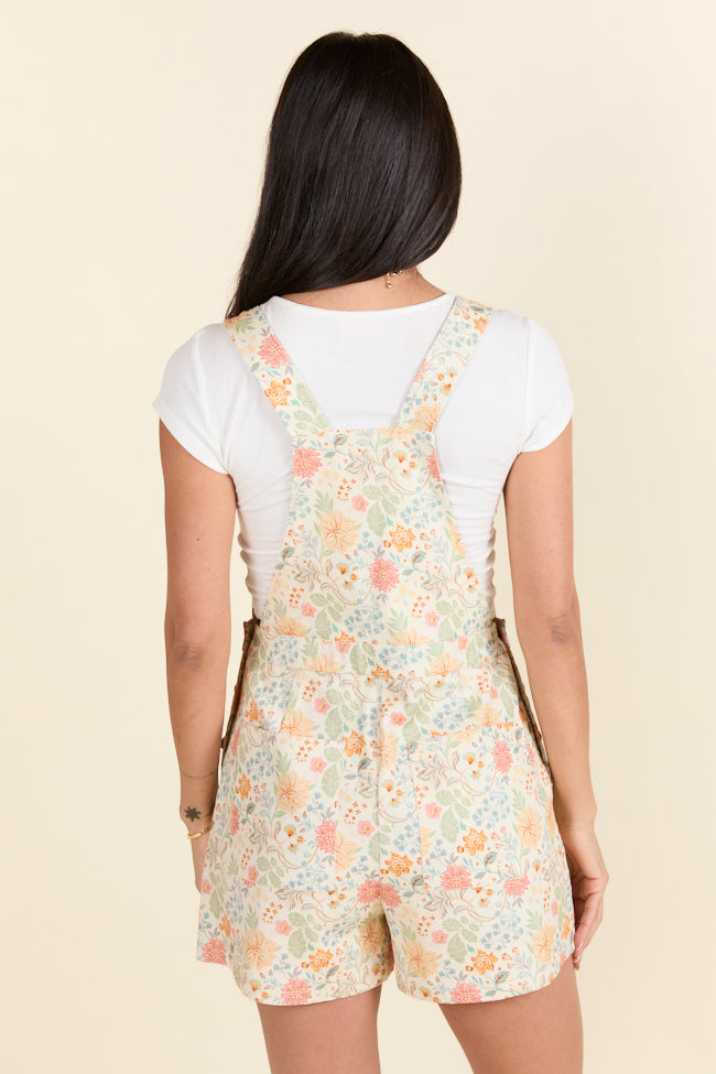 Bailey Floral Printed Denim Overalls - Women's Fashion Jumpsuit by Holley Gabrielle X Pink Lily | Perfect for Spring Outfits, Casual Wear & Boho Style