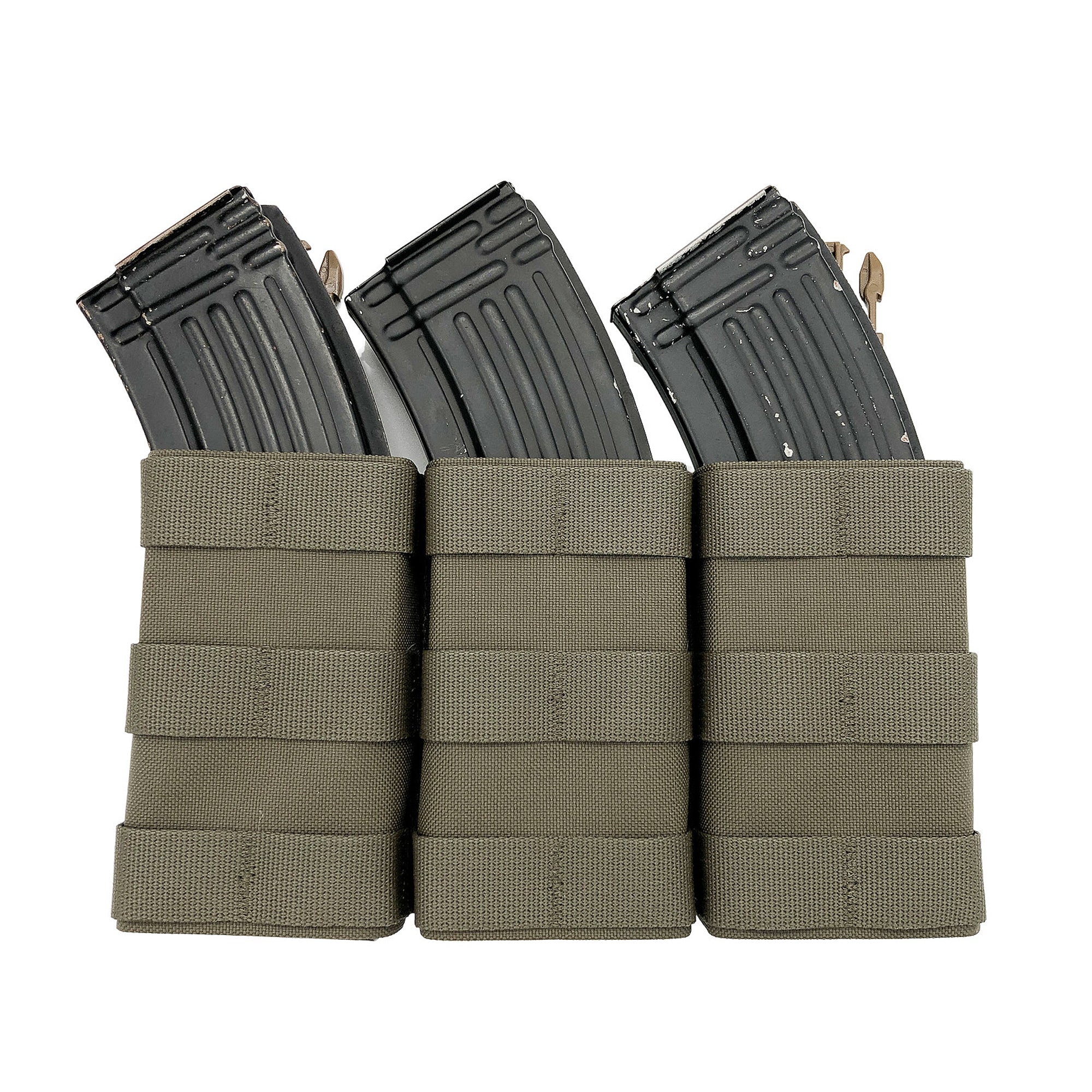 Esstac 7.62 AK Triple Daeodon Front Panel with Front Webbing - Tactical Molle Panel for AK Magazines | Perfect for Range Training, Hunting & Military Use