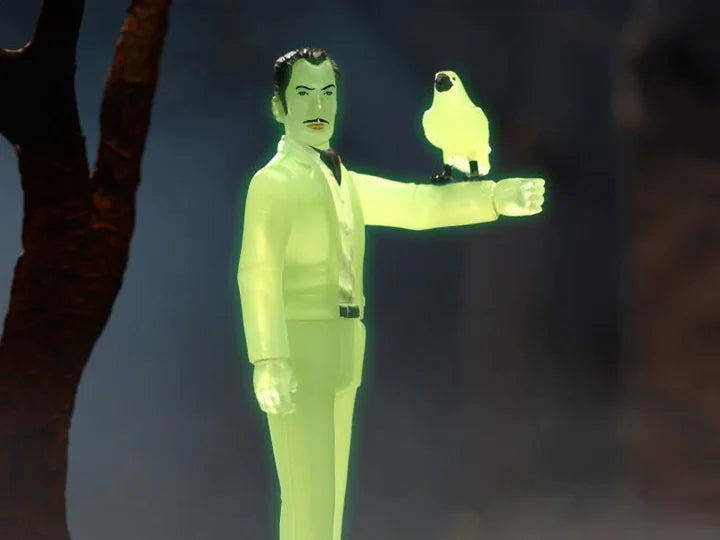 Vincent Price ReAction Figure - Glow in The Dark Monster Collectible Toy for Horror Fans & Movie Enthusiasts | Perfect for Display, Halloween Decor, and Pop Culture Collections