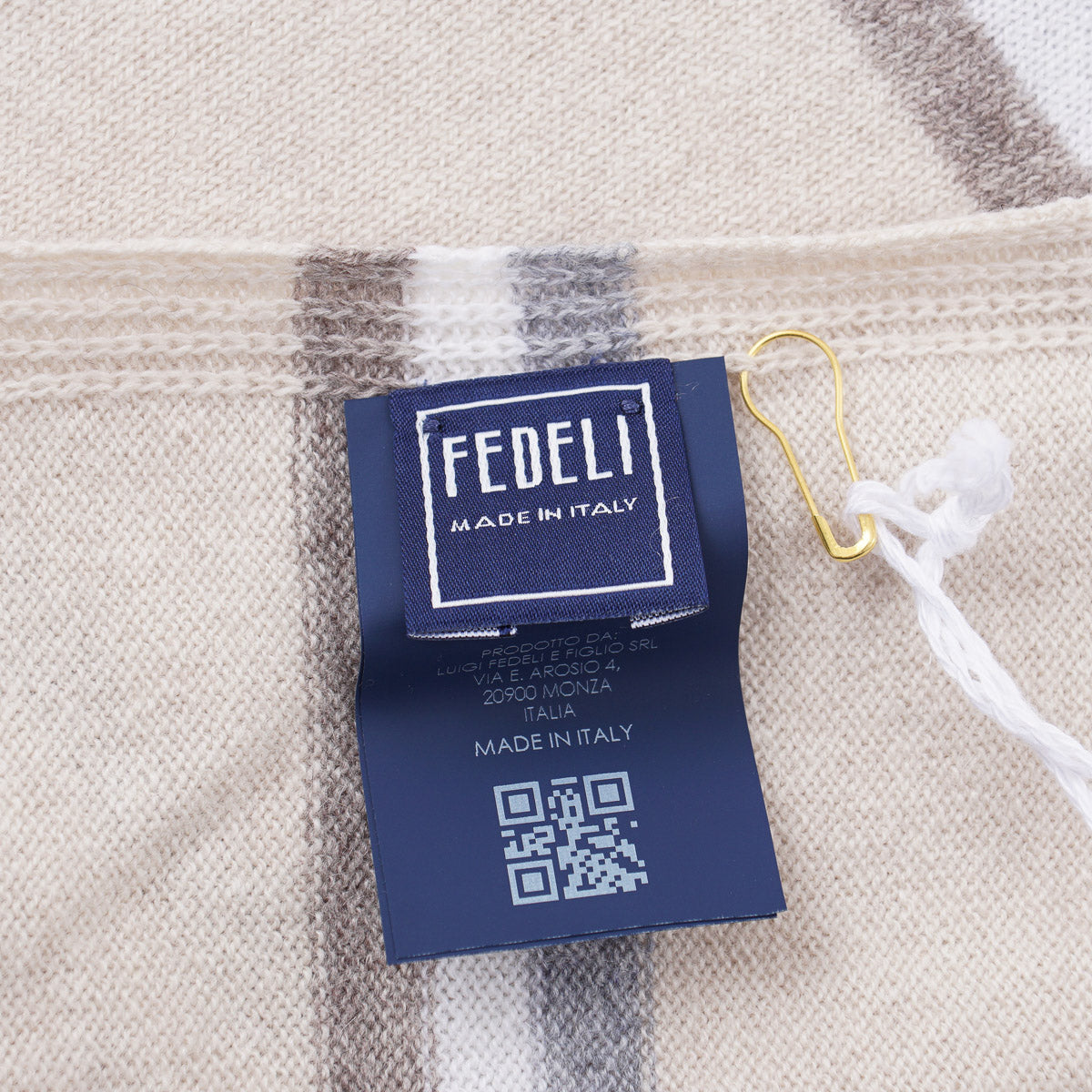 Luxury Fedeli Mid-Weight 100% Cashmere Scarf for Women & Men - Soft Winter Warm Wrap for Cold Weather, Travel & Fashion Accessories