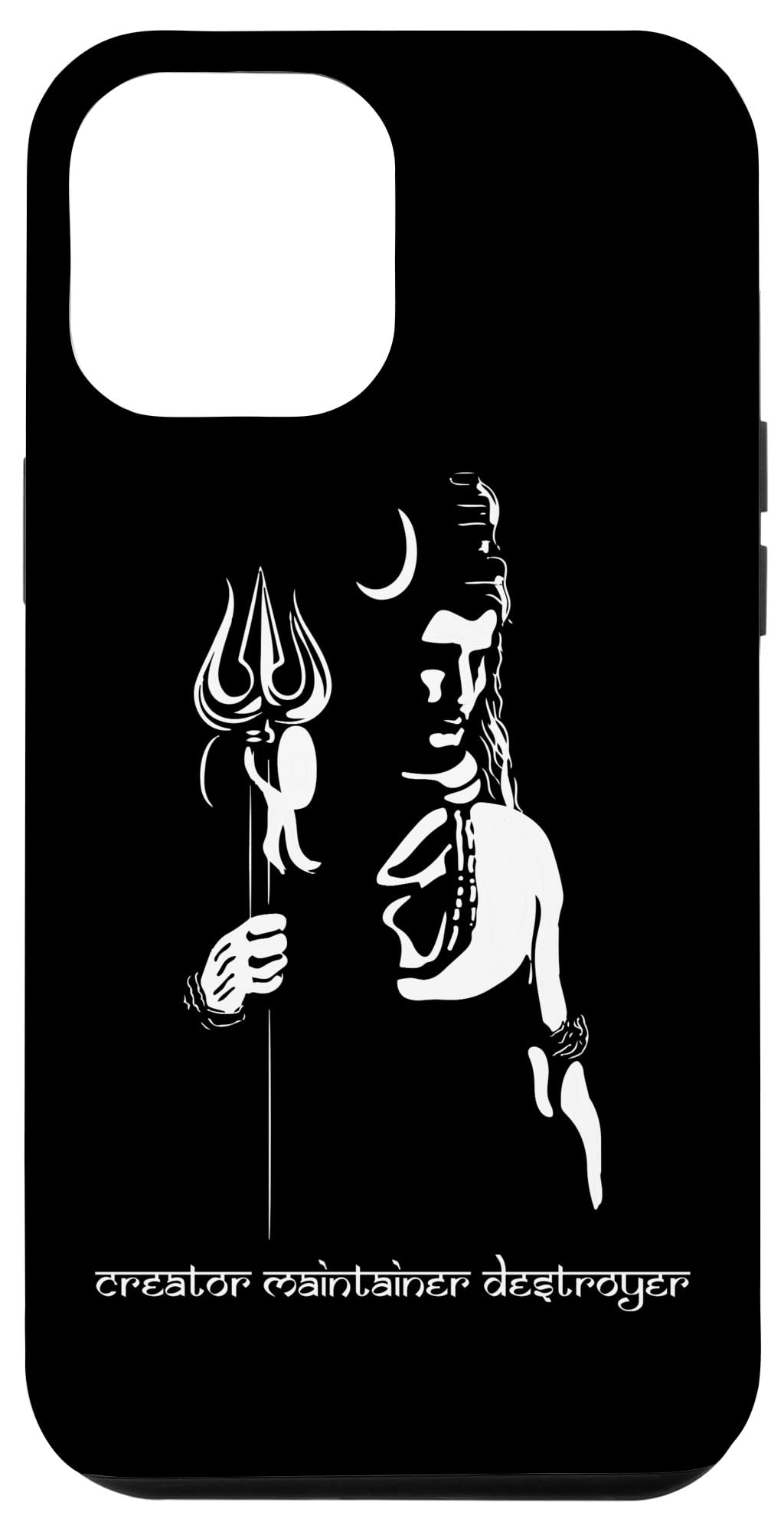 iPhone 12 Pro Max Case - Lord Shiva Design | Premium Protective Phone Cover for iPhone 12 Pro Max | Perfect for Spiritual Protection & Daily Use