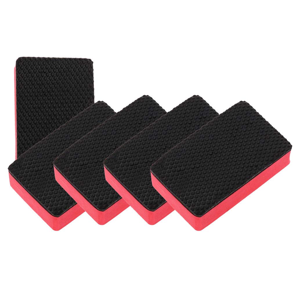 Premium Car Detailing Magic Clay Bar & Wax Eraser Sponge - Home Bar Tool Pad Polish Block for Deep Cleaning & Paint Restoration (Black, One Size) - Perfect for Car Detailing, Wax Removal & Surface Polishing