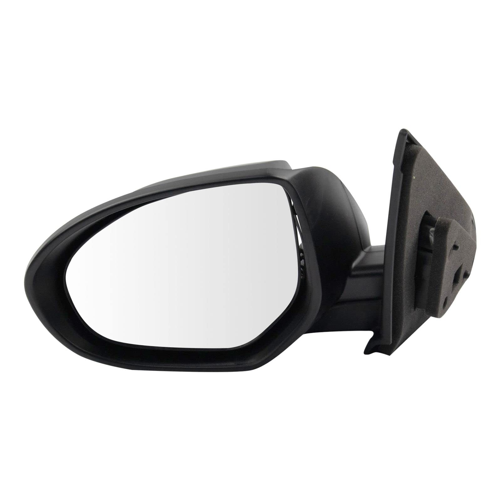 Heated Side Mirror Set for Driver & Passenger - No Housing Turn Signal, No Blind Spot Indicator - Compatible with 2010-2013 Mazda 3 (MA1320161, MA1321161) - Perfect for Winter Driving & Enhanced Visibility