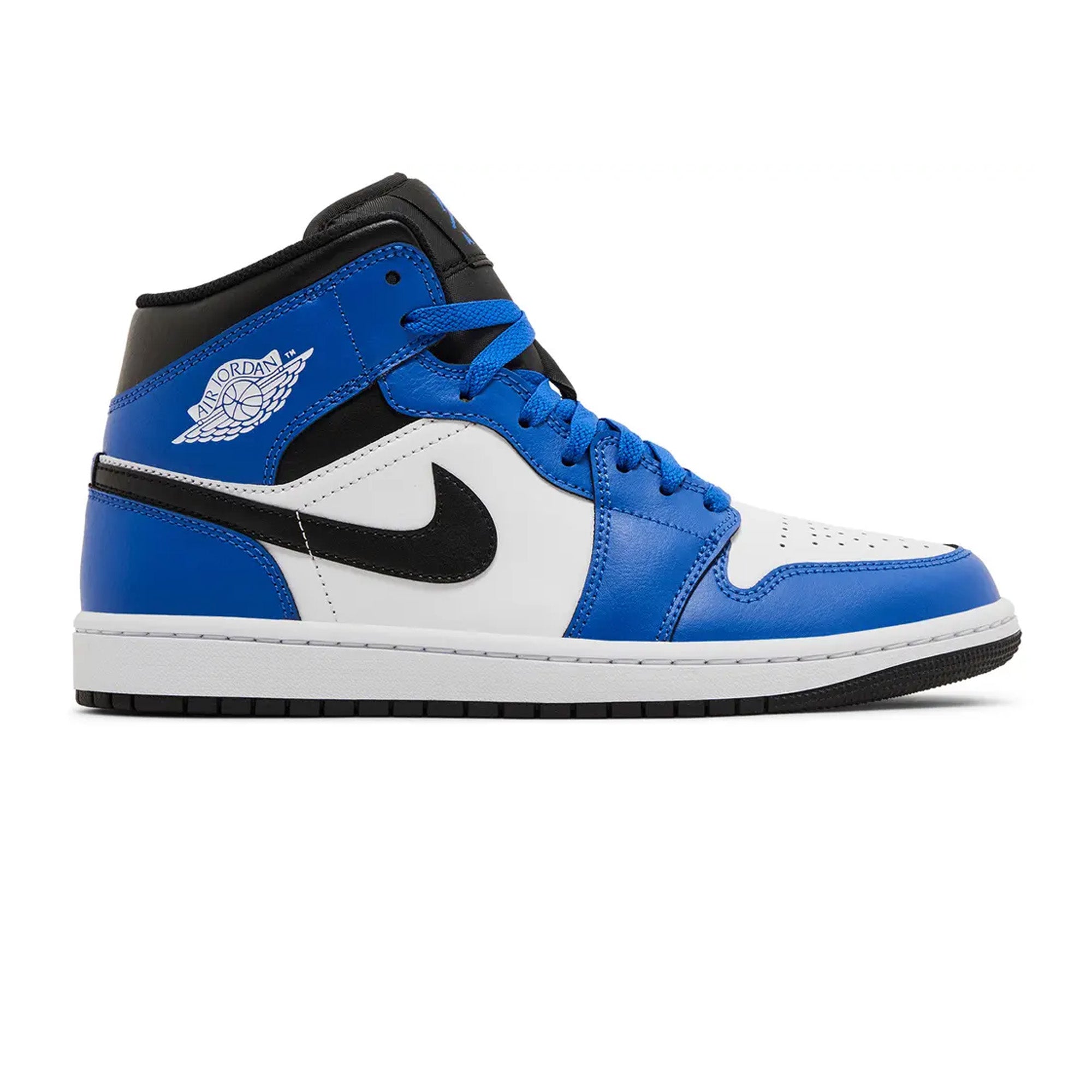 Air Jordan 1 Mid 'Game Royal' Basketball Shoes 2024 - Men's Sneakers for Casual Wear & Street Style