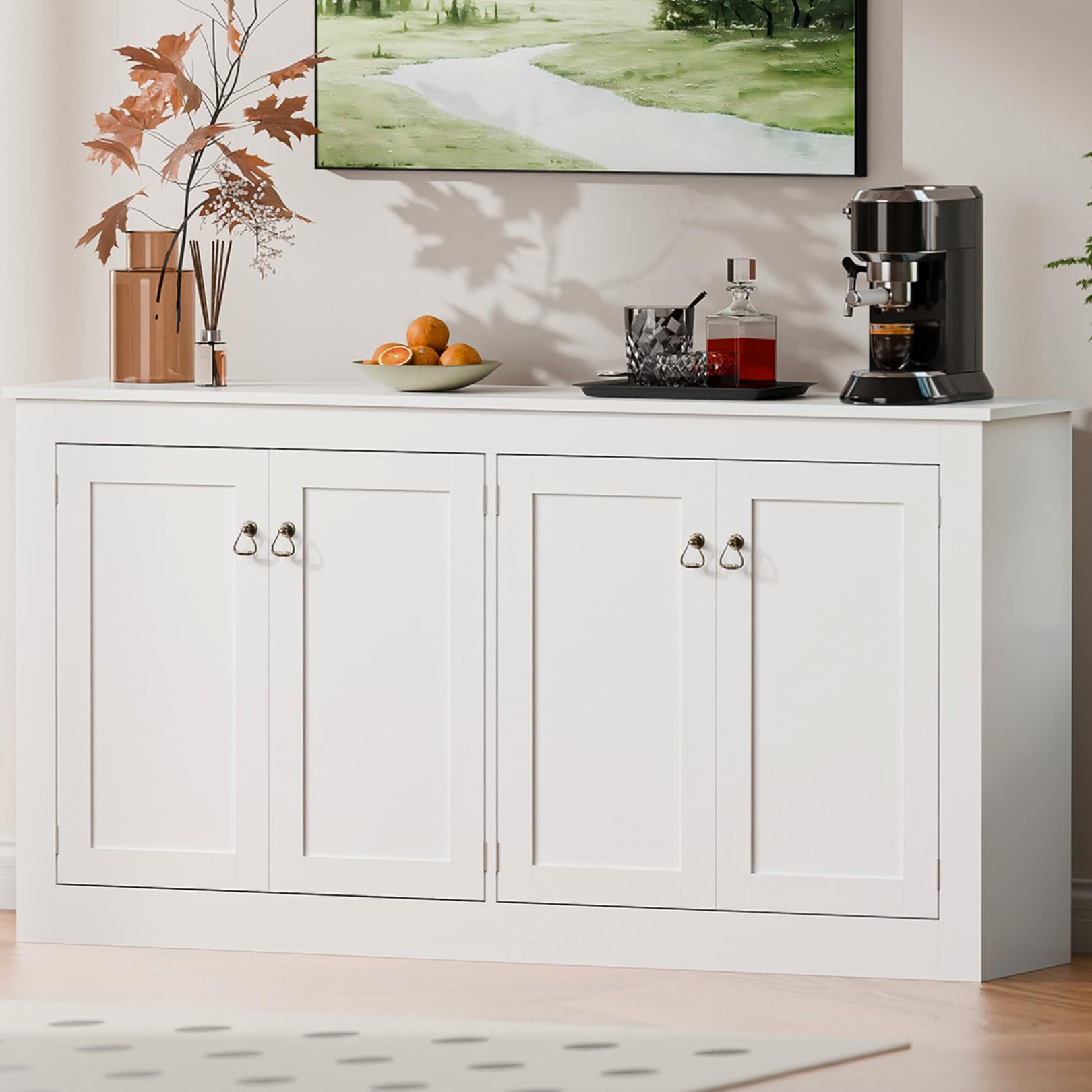 Cozy Castle Buffet Cabinet with Storage - 57.5