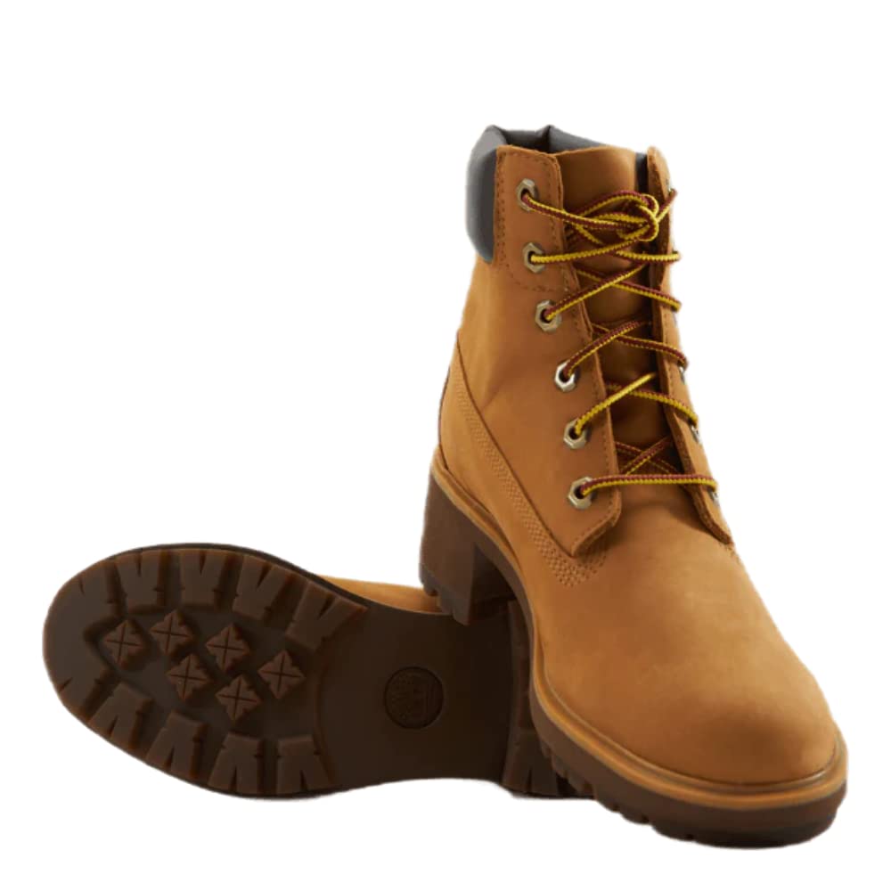 Timberland Women's Kinsley 6-inch Waterproof Hiking Boots - Lightweight Comfortable Outdoor Shoes for Trekking, Camping & Winter Walking