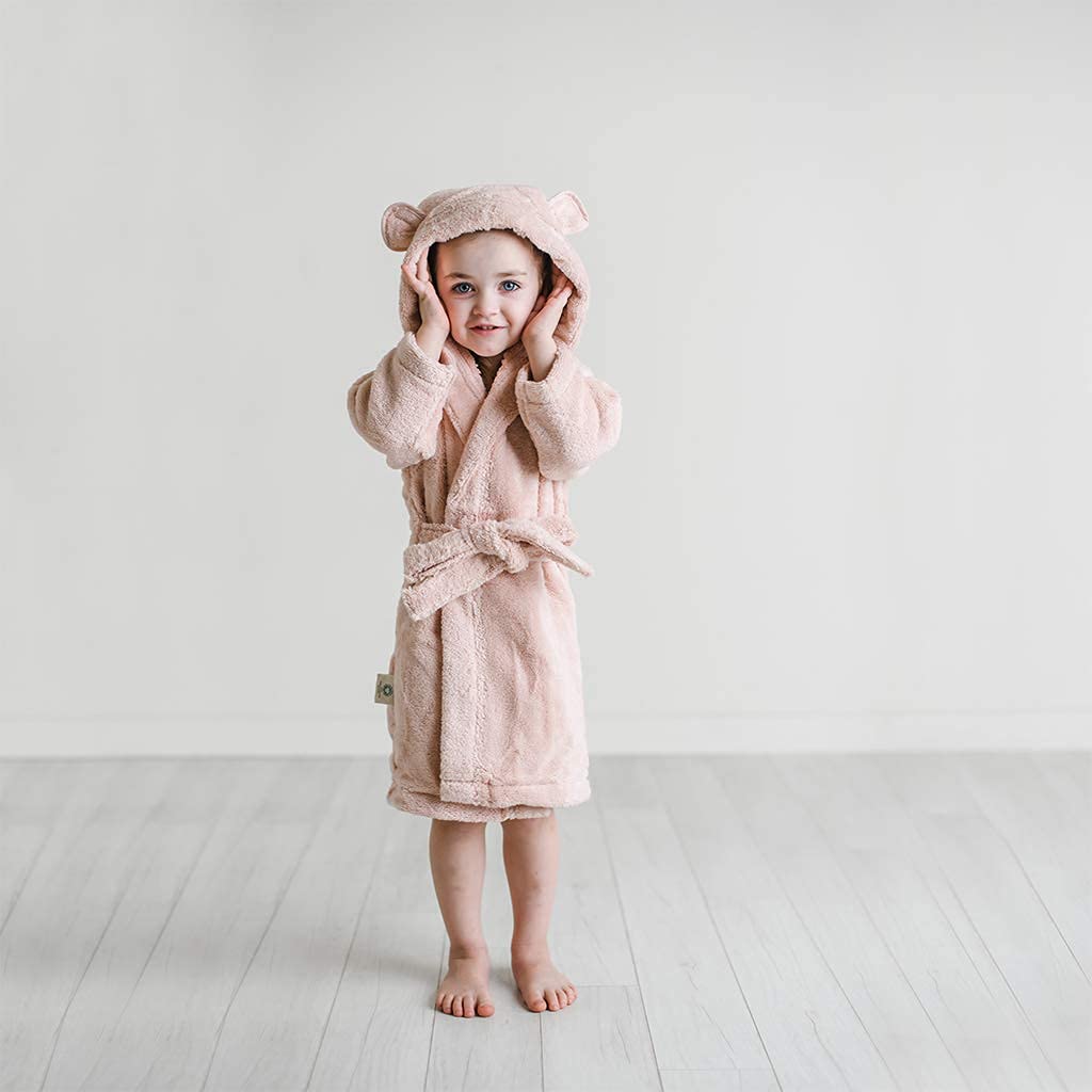 Natemia Organic Hooded Cover-Up for Kids - Ultra Soft & Absorbent Cloud Touch Cotton Beach Towel, Pool Towel Cover-Up - Perfect for Swimming, Sun Protection & After-Bath Wrap