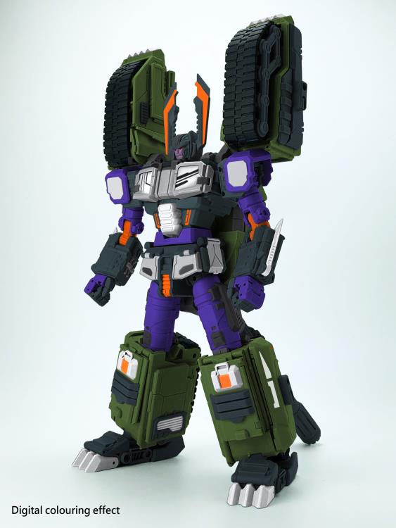 Fans Hobby Master Builder MB-17 Meg Tyranno Dinosaur Robot Action Figure - Transformable Toy for Collectors & Kids - Perfect for Display, Play & Gifts