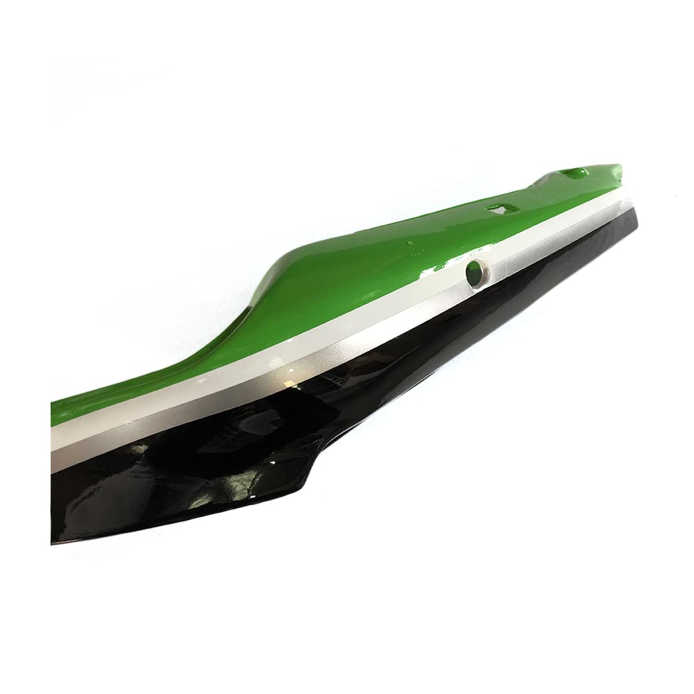 FLPRO Motorcycle Full Fairing Kit for Kawasaki ZX-6R 636 (1998-1999) | ABS Plastic Bodywork | Glossy Green Black Edition | Perfect for Racing & Street Riding