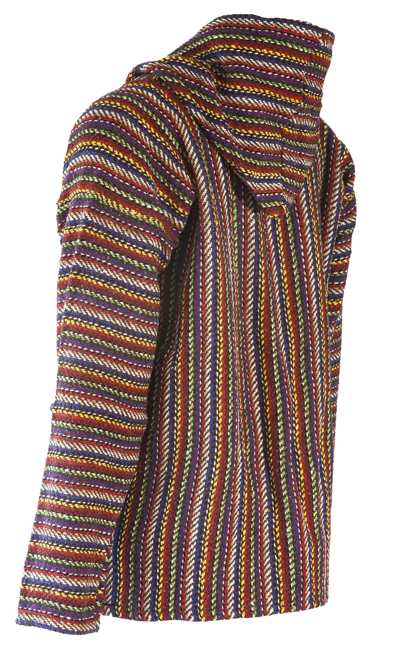 Premium Baja Hoodie Sweatshirt Pullover - Soft Mexican Jerga Poncho for Men & Women | Cozy Loungewear, Beach Cover-Up, Festival Outfit, Casual Streetwear