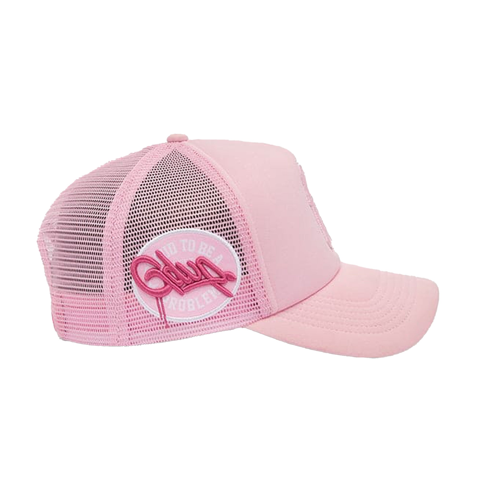 Geedup G Trucker Hat for Men & Women - Stylish Pink Snapback Cap with Mesh Back, Adjustable Fit - Perfect for Outdoor Activities, Sports, and Casual Wear (2025)