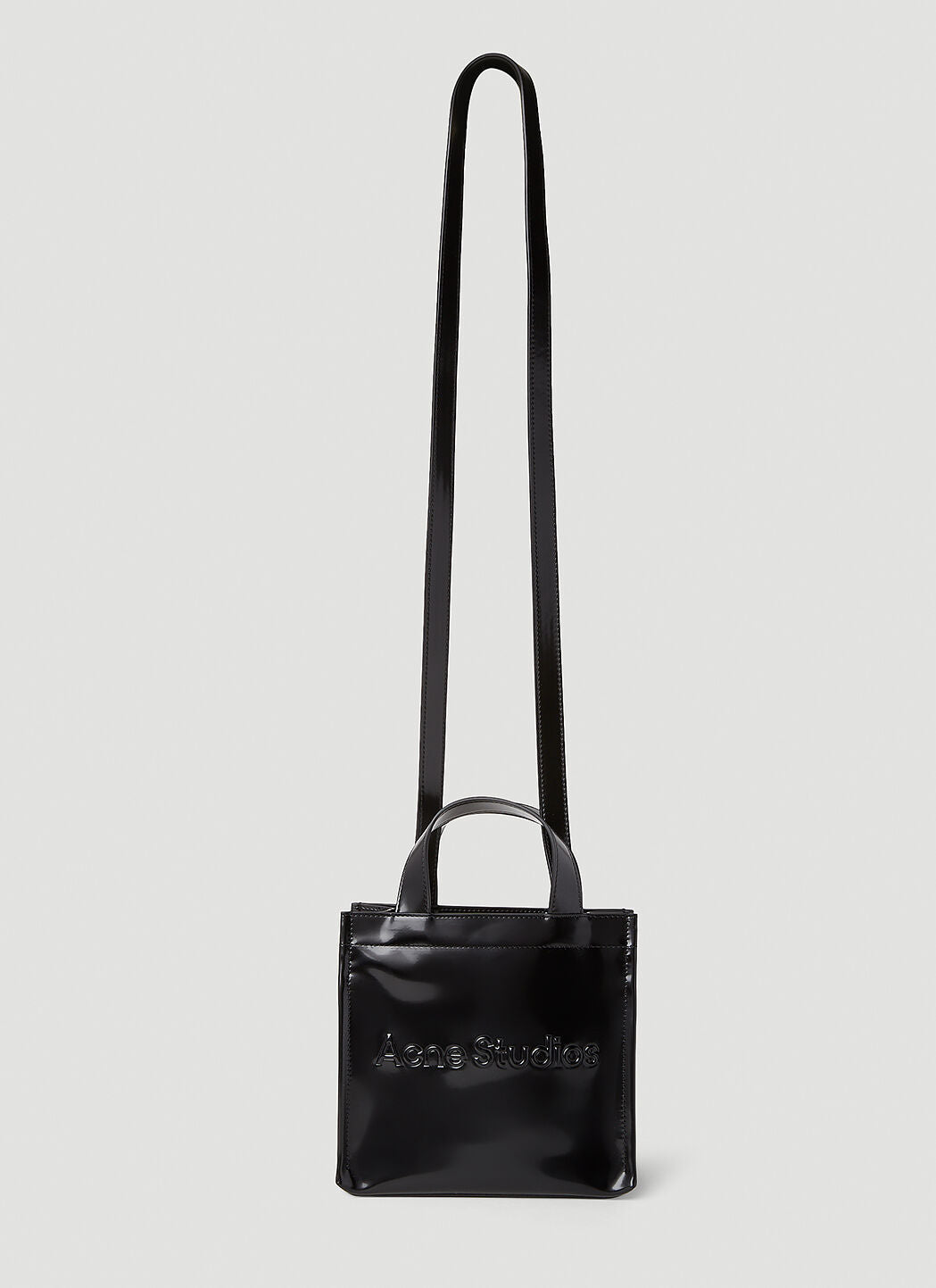 Acne Studios Men's Logo Shopper Mini Tote Bag - Stylish & Compact Crossbody Bag for Work, Travel & Everyday Use