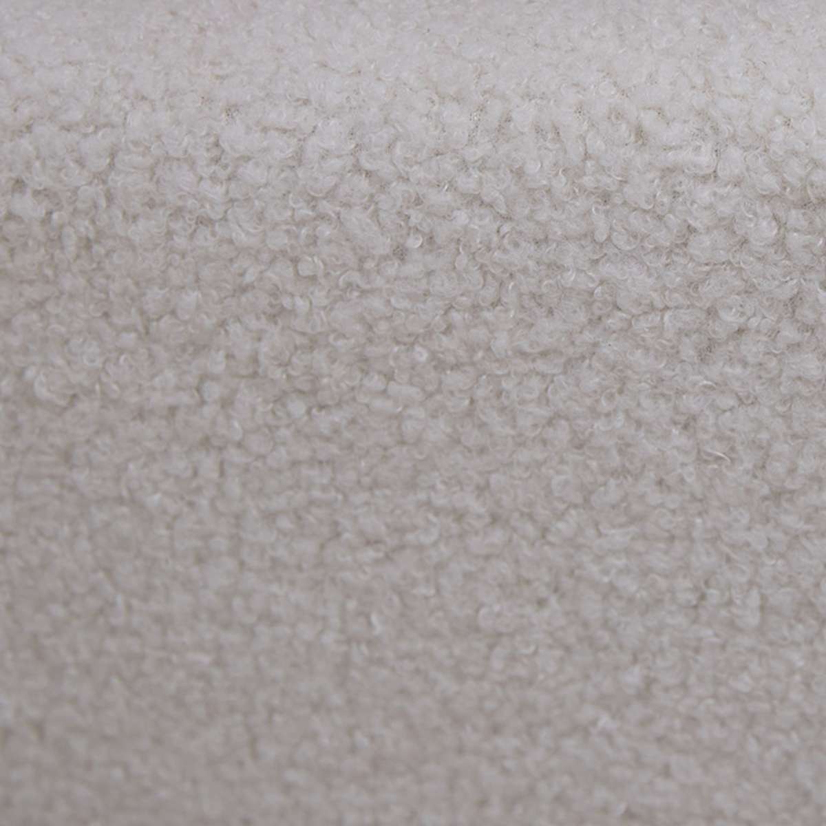 Riley Boucle Upholstered Queen Bed Frame - Cream Velvet Fabric Headboard - Modern Luxury Bedroom Furniture for Master Bed, Guest Room, or Apartment