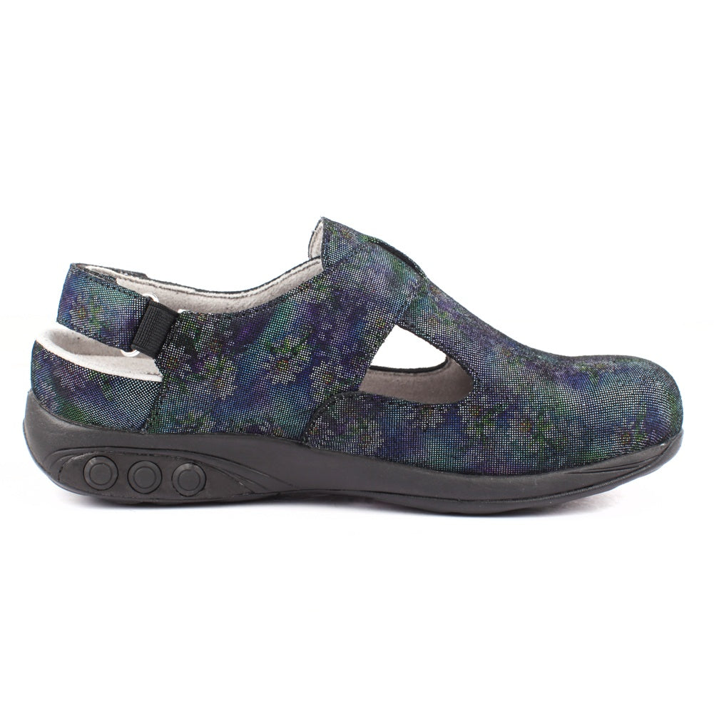 Chloe Women's Adjustable Leather Clog Sandals - Comfortable Slip-On Shoes for Casual Wear & Home Use