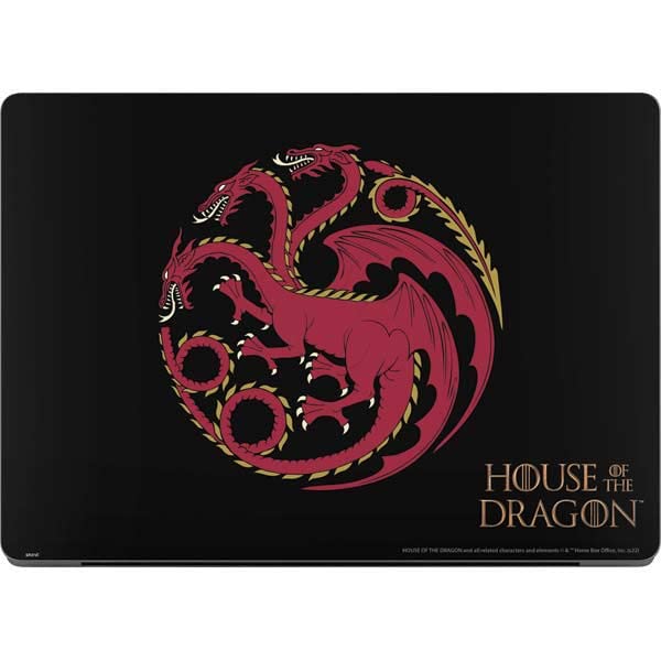 Skinit Officially Licensed Warner Bros Red Dragon Targaryen Sigil Laptop Skin for MacBook Pro 14-inch (2021) - Premium Vinyl Decal for Gaming & Work Setup
