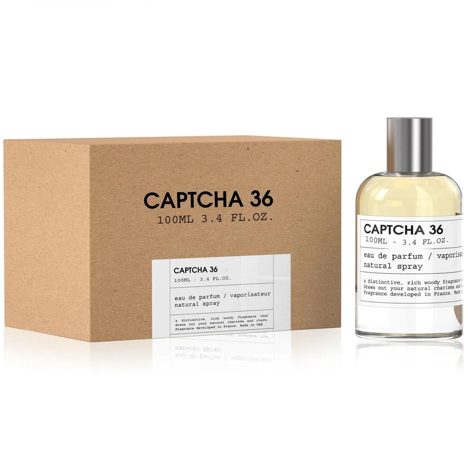 Captcha 36 Eau De Parfum 3.4 oz - Long Lasting Floral Fragrance for Women | Perfect for Date Night, Office & Special Occasions