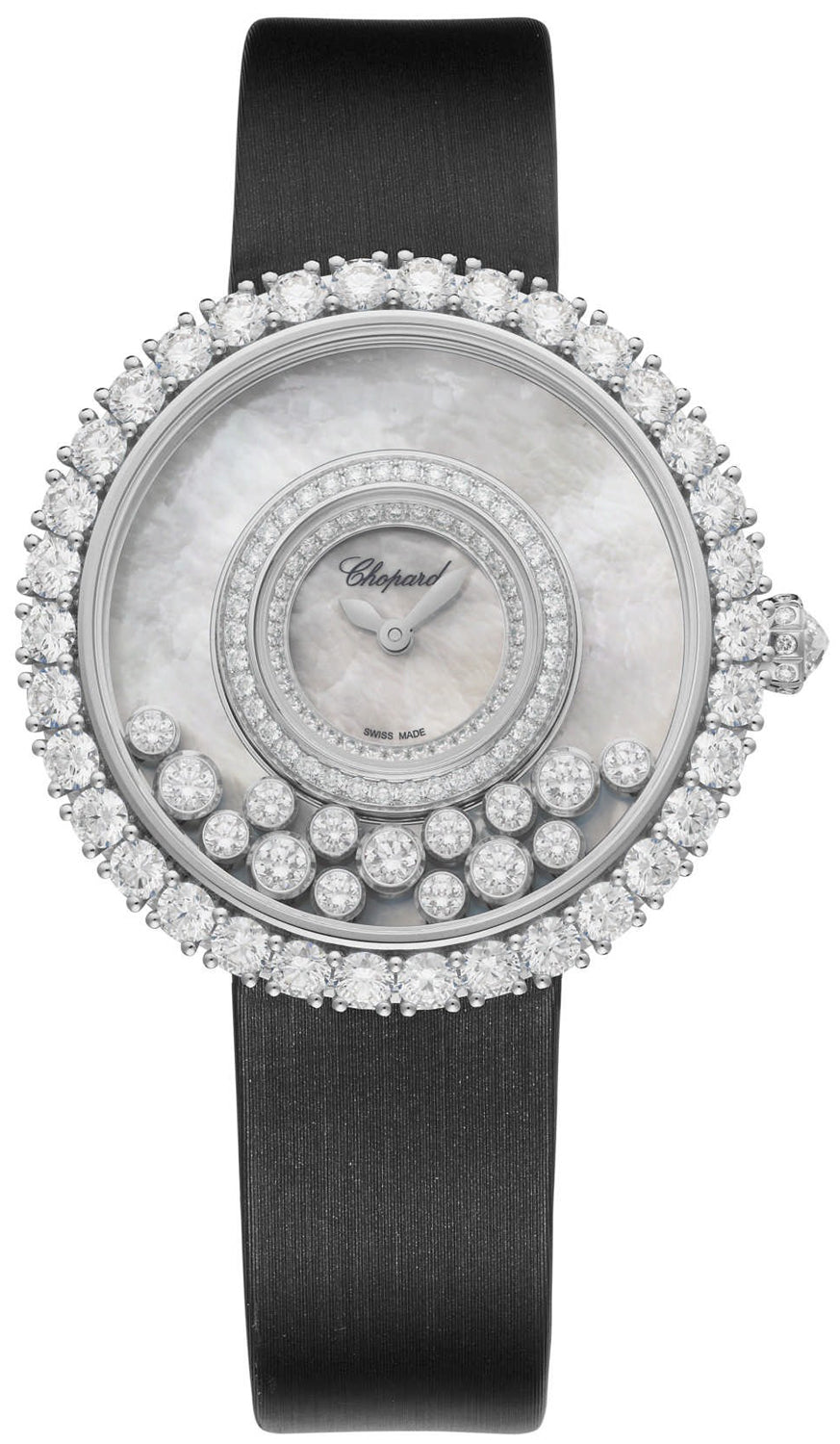 Chopard Happy Dreams 18K White Gold Diamond Ladies Watch - Luxury Women's Wristwatch for Special Occasions & Elegant Events