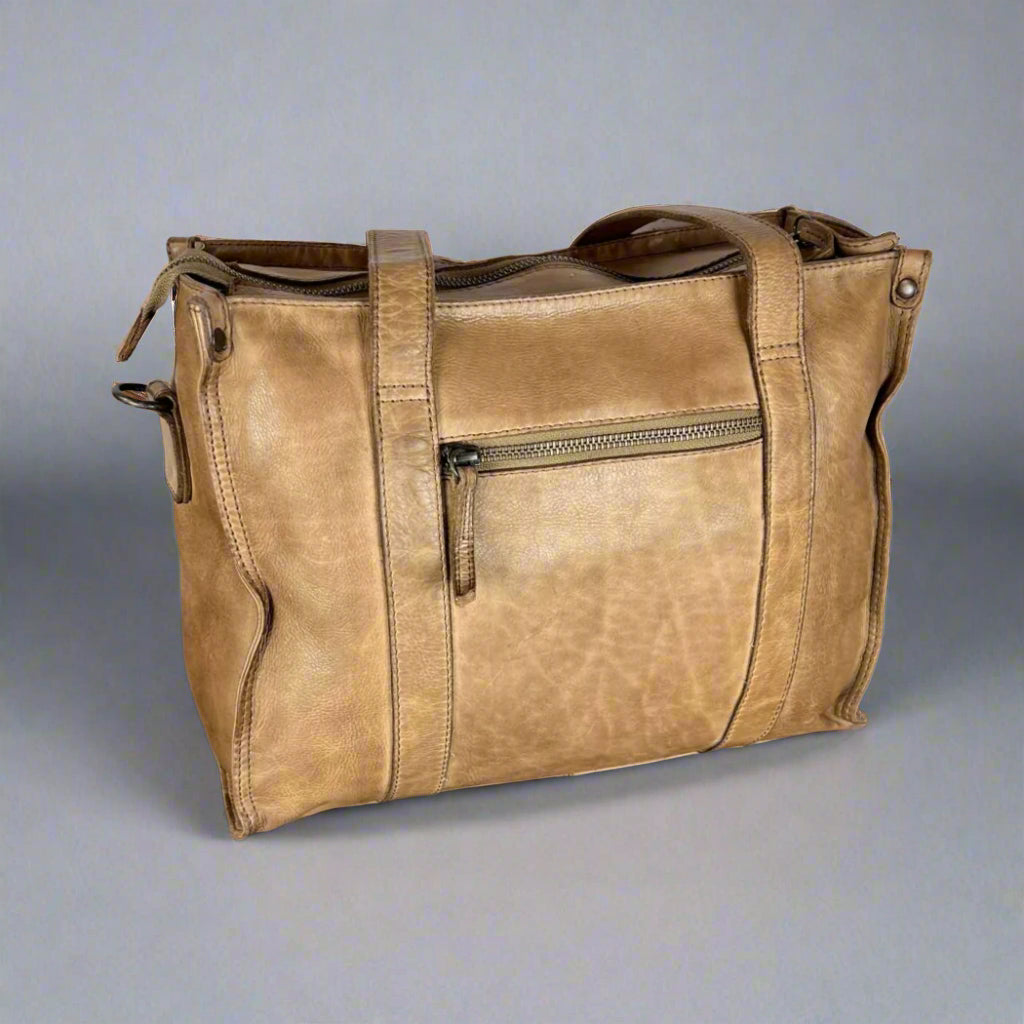 Stylish MET Studded Leather Handbag with Dual Handles - Perfect for Women's Fashion, Office & Evening Events