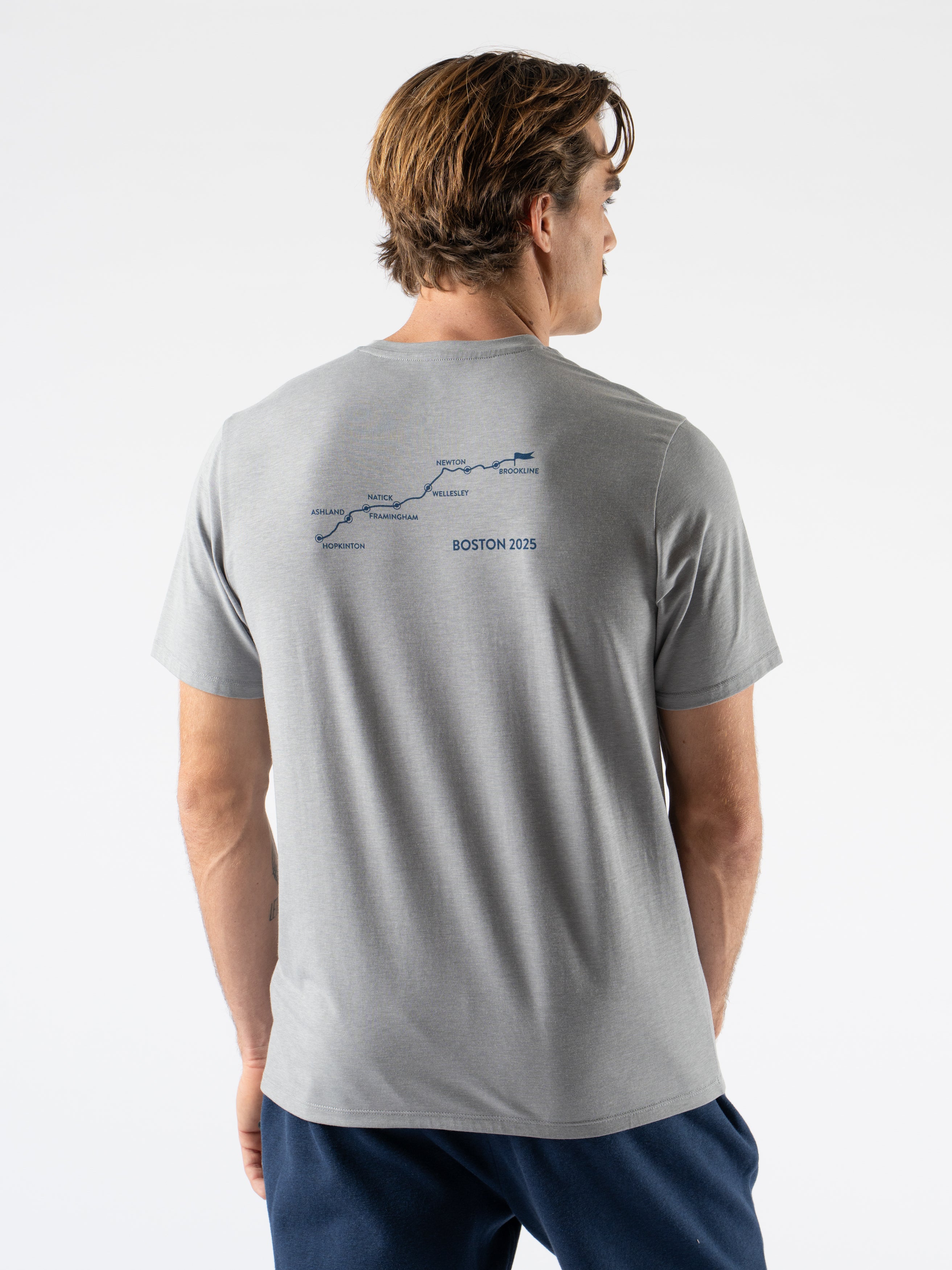 Off The Track Tee | Boston - Trendy Graphic T-Shirt for Men & Women | Casual Streetwear Fashion | Perfect for Urban Outings & Weekend Hangouts