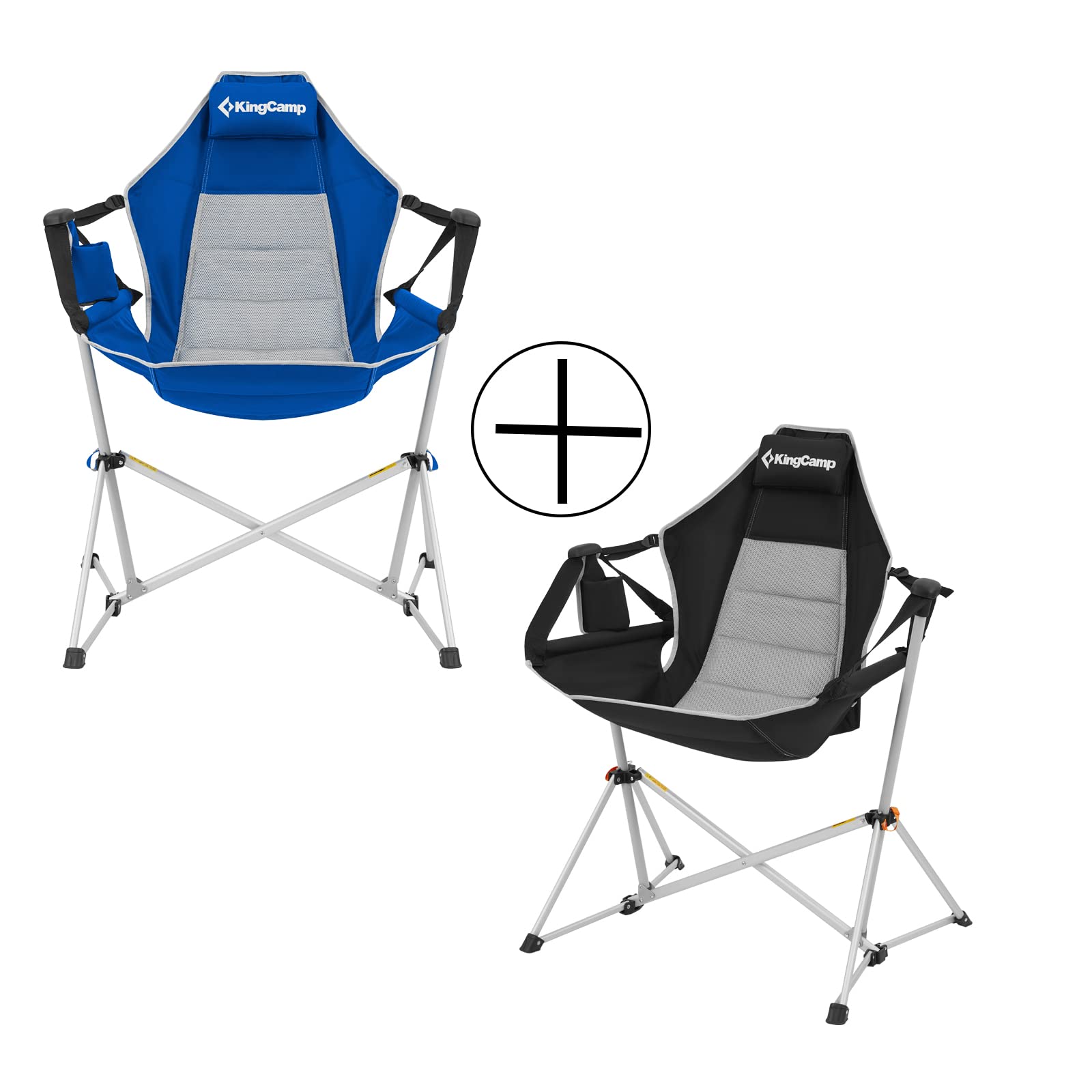 KingCamp Portable Hammock Camping Chair - Lightweight Swinging Recliner for Outdoor, Backyard, Lawn & Beach Relaxation | Perfect for Camping, Picnics, Travel & Backyard Lounging