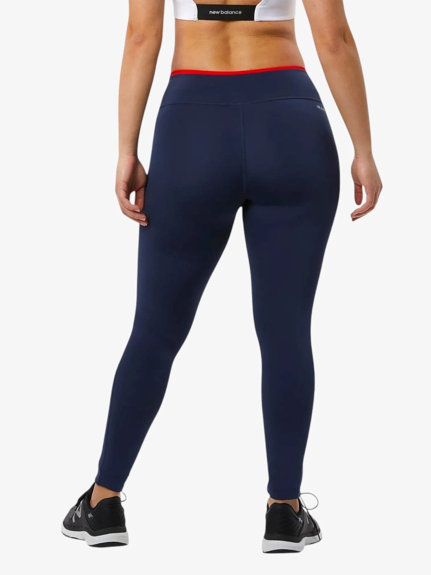 New Balance Printed Accelerate Running Socks - Blue & Red Performance Athletic Socks for Men & Women - Perfect for Running, Gym & Sports Activities