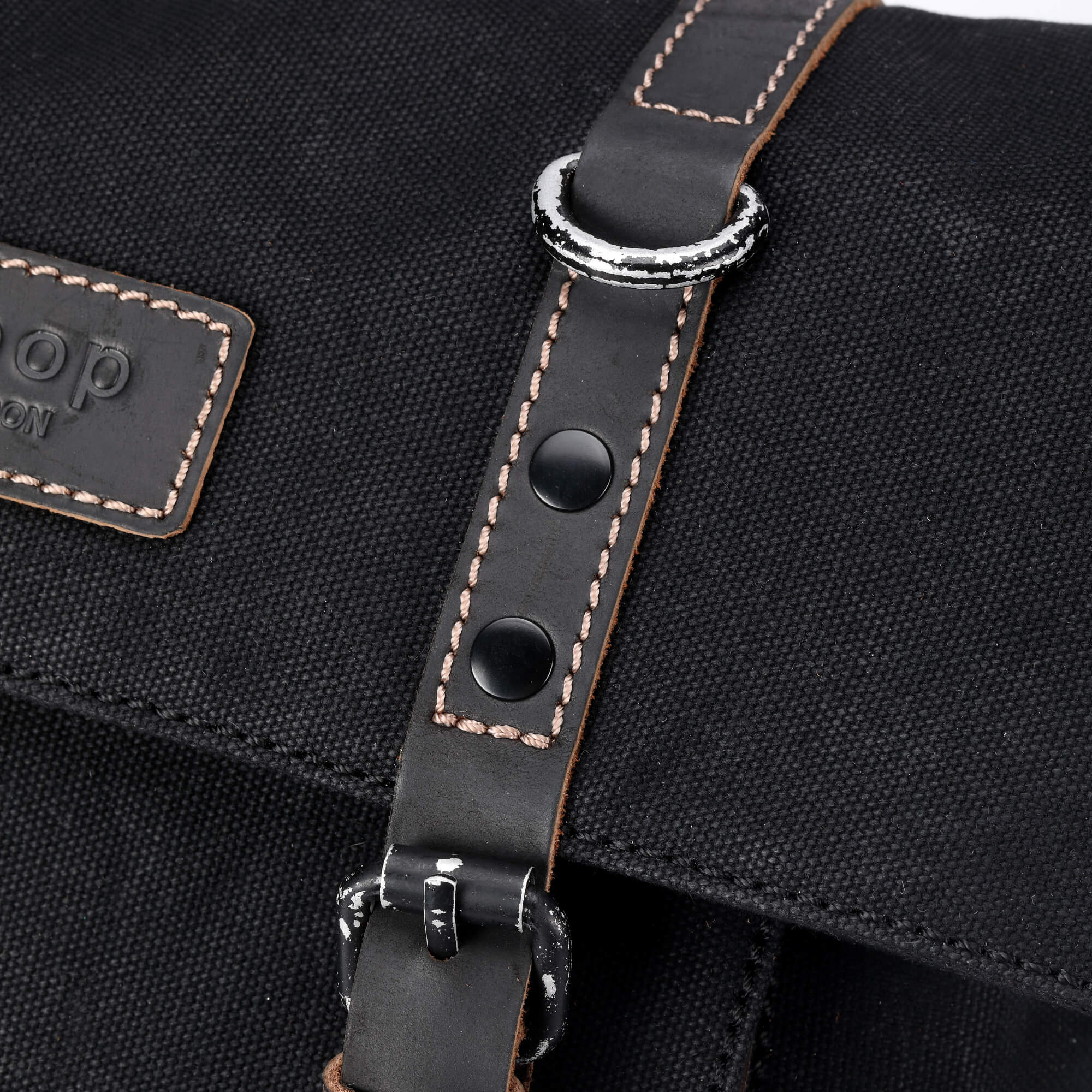 Troop London Heritage Small Canvas Backpack - Vintage Style Lightweight Daypack for Men & Women - Perfect for Travel, Hiking, School and Everyday Use