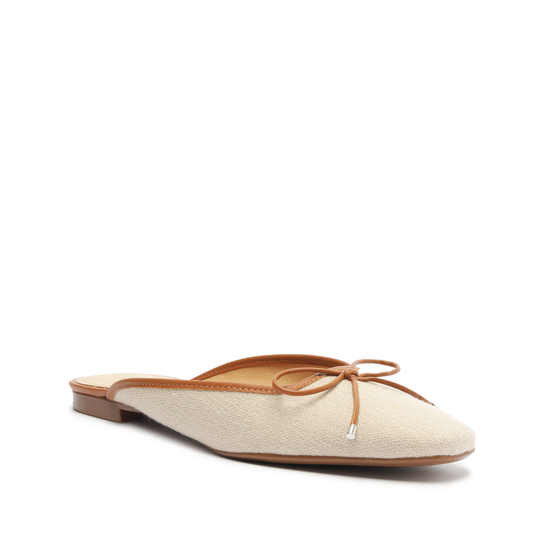 Arissa Women's Linen Flat Mule Slippers - Comfortable Summer Slide Sandals for Indoor & Outdoor Wear - Perfect for Beach, Vacation and Casual Outfits