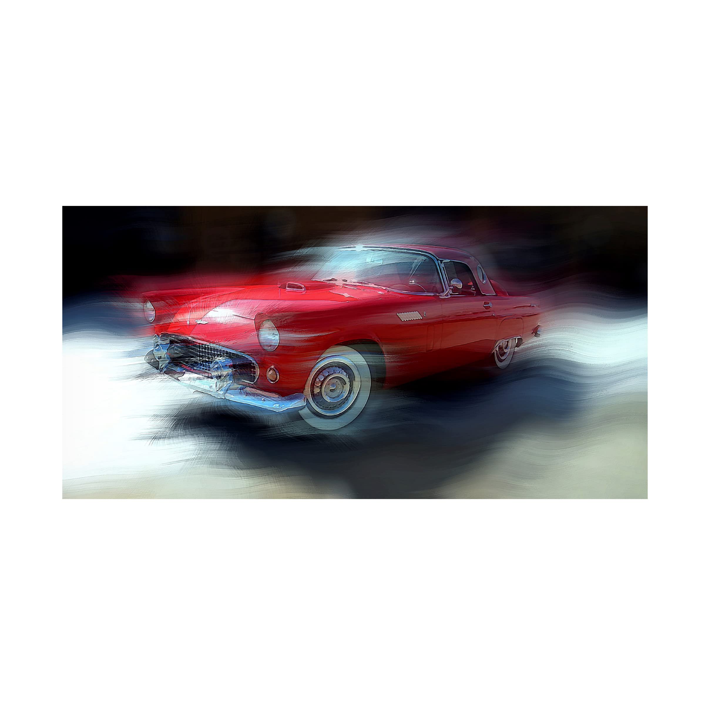 Trademark Fine Art 'Red Thunderbird' Canvas Wall Art by David Manhorse - Native American Inspired Home Decor for Living Room, Bedroom & Office