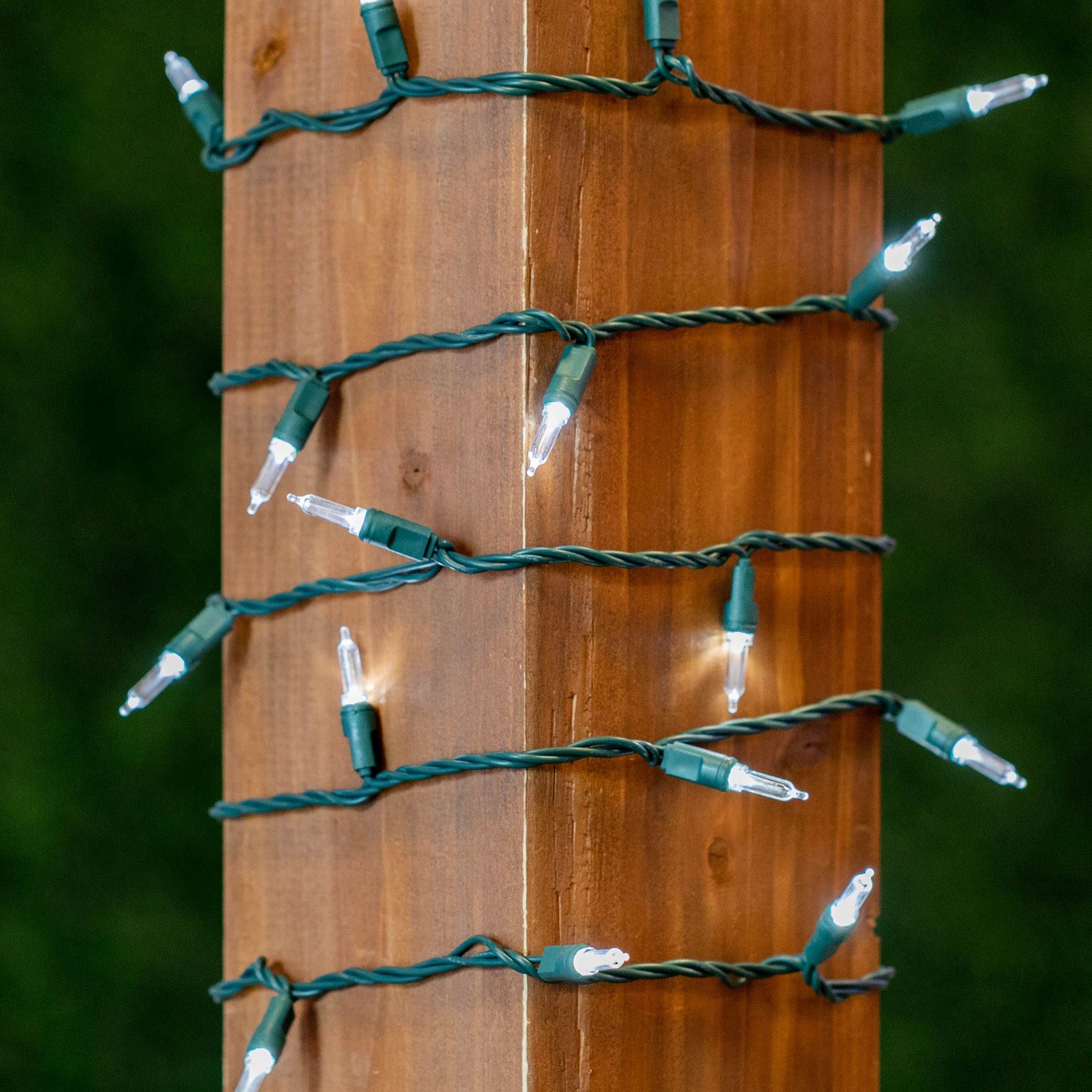 35 LED 11.5FT Christmas String Lights - Waterproof Outdoor Holiday Lights with Shatterproof Bulbs, Indoor/Outdoor Mini Fairy Lights for Christmas Tree, Yard, Party & Home Decor (Warm White)