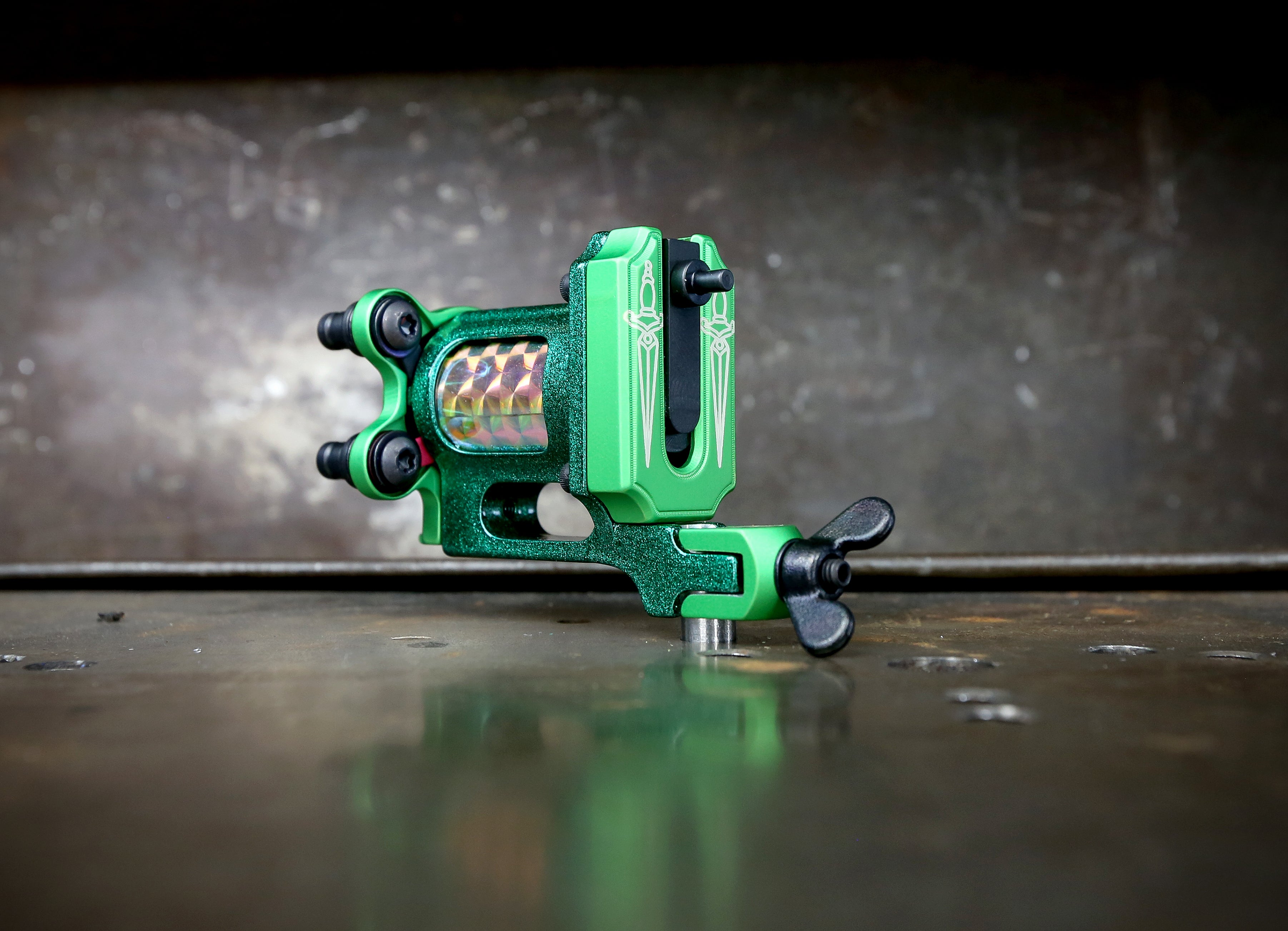 Limited Pike x Rogers Slider Rotary Fishing Reel - Lime x Illusion Green Color | Smooth Casting for Freshwater & Saltwater Fishing | Perfect for Bass, Trout and Walleye Angling