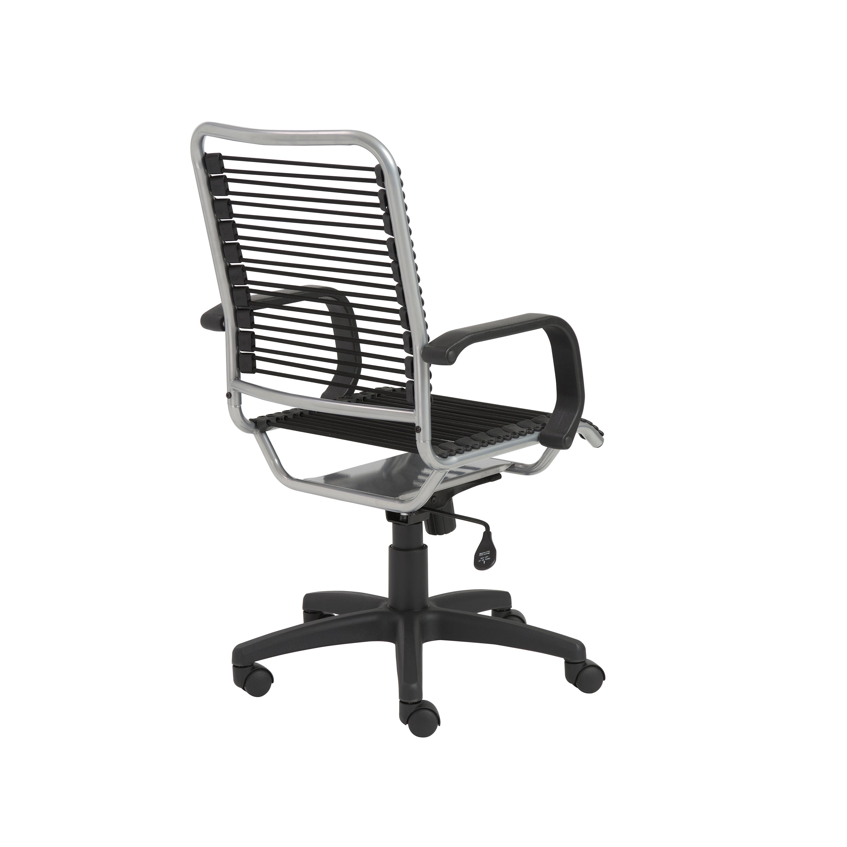 Bradley High Back Bungee Office Chair - Ergonomic Mesh Executive Chair with Graphite Frame & Black Base - Perfect for Home Office, Gaming & Workspace Comfort