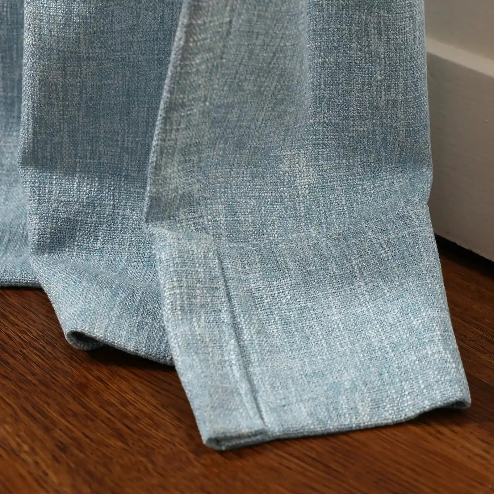 Stylish Sarai Textured Metallic Cotton Blend Pleated Curtains - Elegant Window Treatment for Living Room & Bedroom Decor