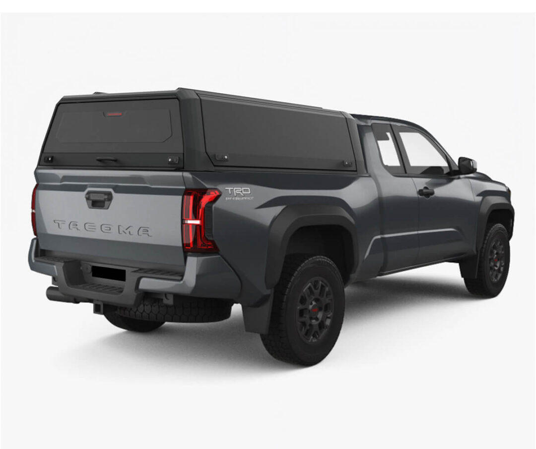 Bush Company Truck Cap Canopy - Heavy Duty Pickup Truck Bed Cover for Camping & Outdoor Adventures
