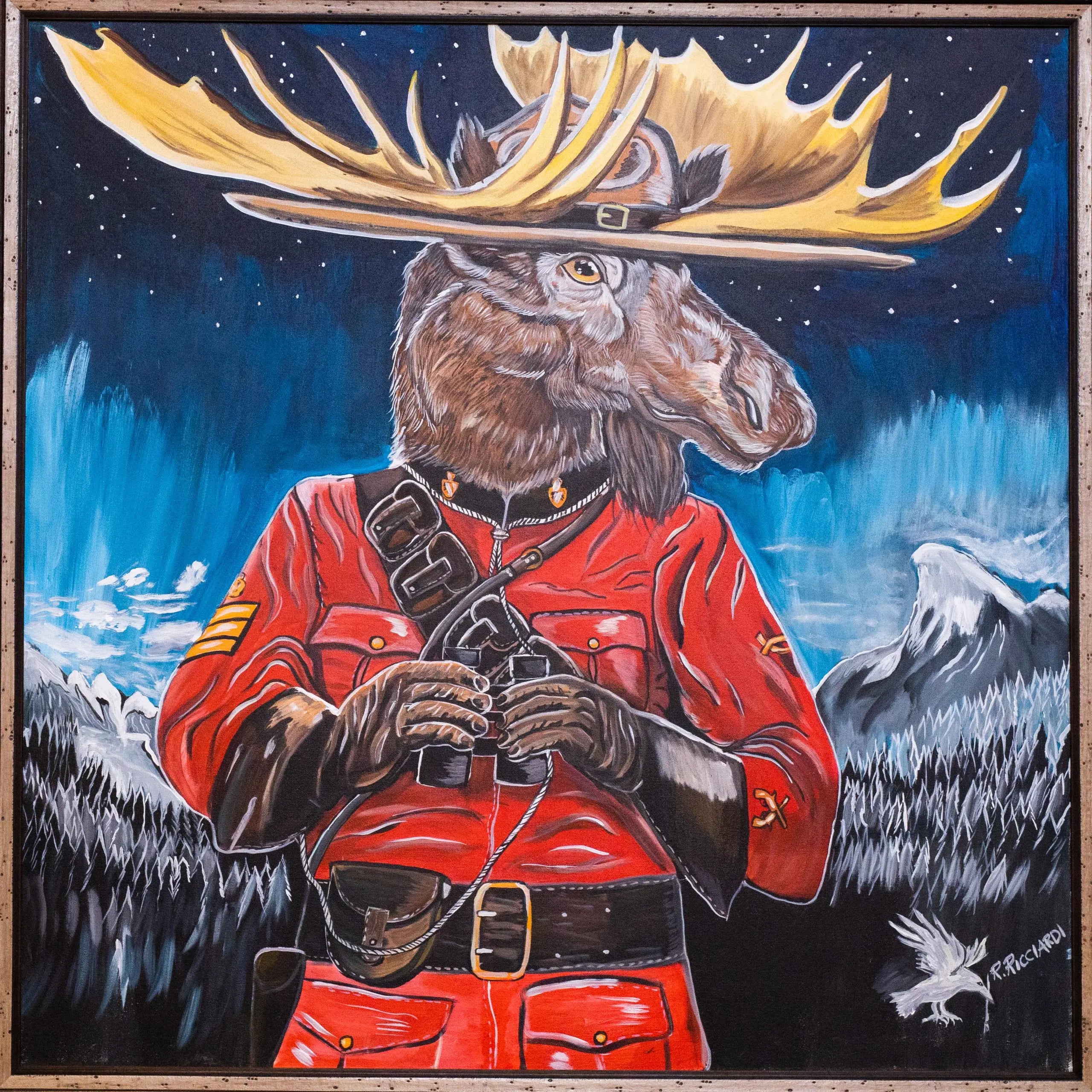 Moose Mountie - Premium Moose Taxidermy Mount for Hunting Lodge & Cabin Decor | Realistic Wildlife Trophy for Home, Office, or Man Cave