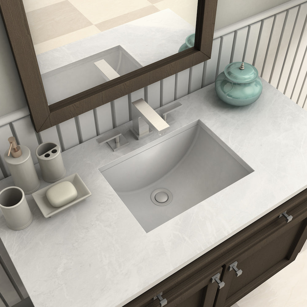 ZLINE Crystal Bay Widespread Bathroom Faucet in Brushed Nickel - 8