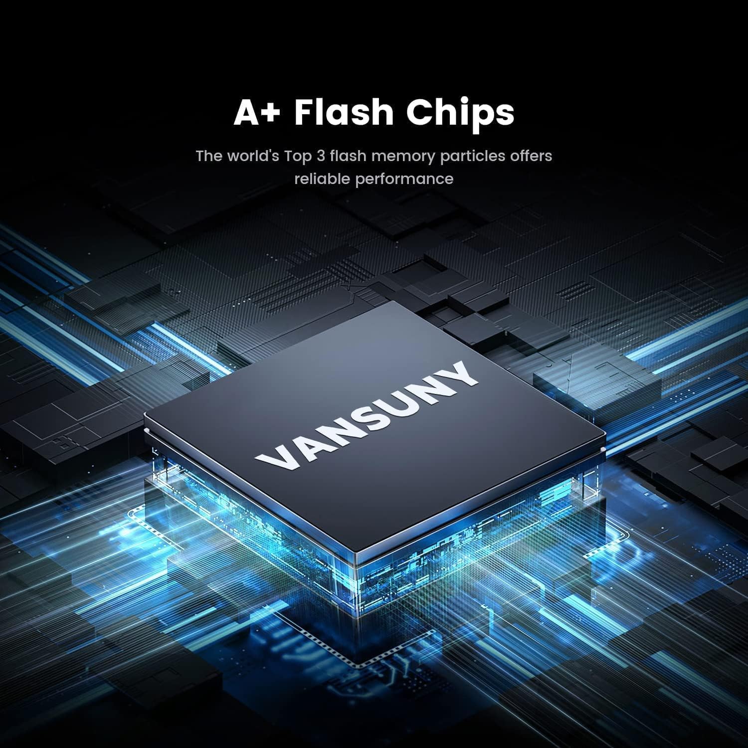 Vansuny 2TB Portable External SSD - USB 3.1 Gen2 Solid State Drive with 500MB/s Speed, Compact Metal USB-C External Hard Drive for PC, Laptop, Smartphone, Gaming & Photo Storage - Perfect for Travel, Work & Backup Solutions