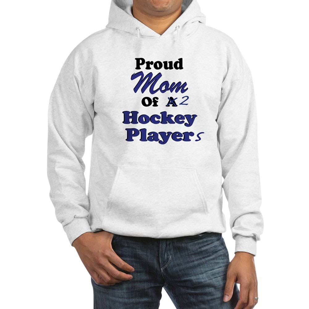 Mom of 2 Hockey Players Hooded Sweatshirt - Comfortable Pullover for Hockey Moms - Perfect for Games, Practices & Supporting Your Athletes