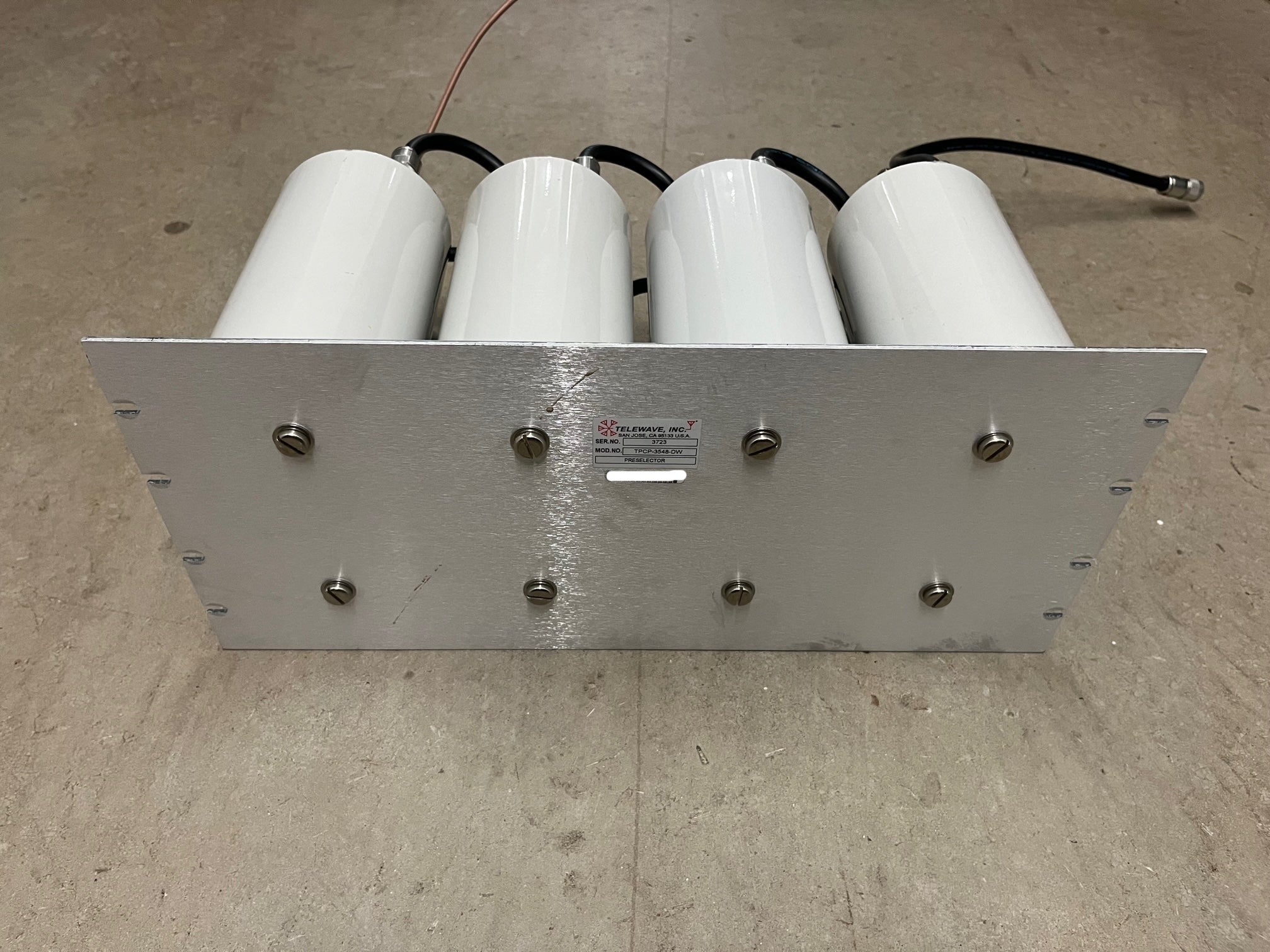Telewave TPCP 3548 DW UHF Bandpass Preselector - 8 Cavity Filter for Clear Radio Signals | Ideal for Public Safety, Military & Ham Radio Communication