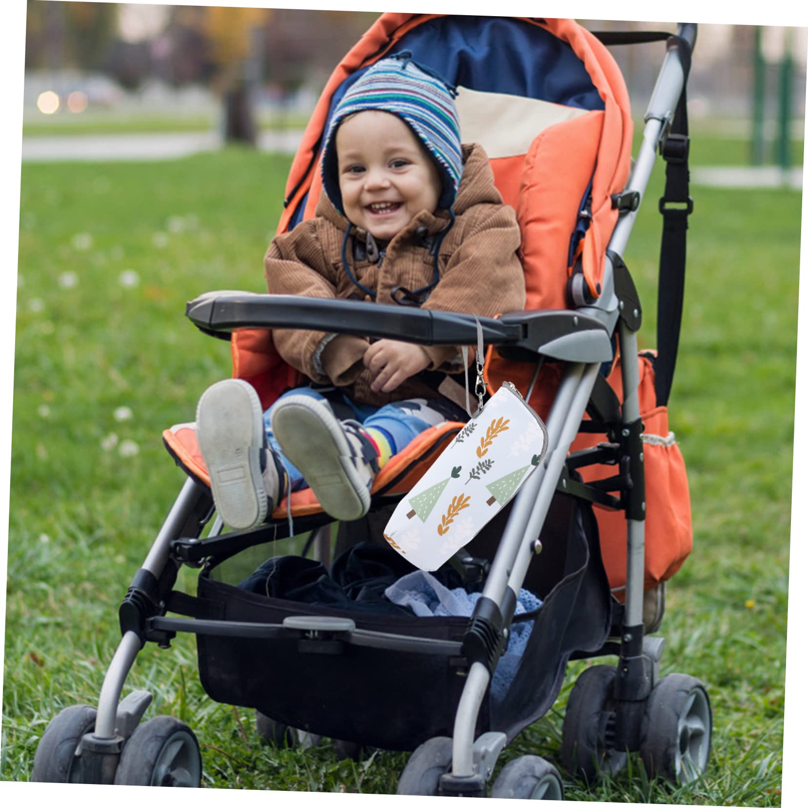 Thermal Insulated Baby Bottle Travel Bag for Strollers - Portable Milk Bottle Holder for On-the-Go Parents | Perfect for Stroller Walks, Road Trips & Air Travel