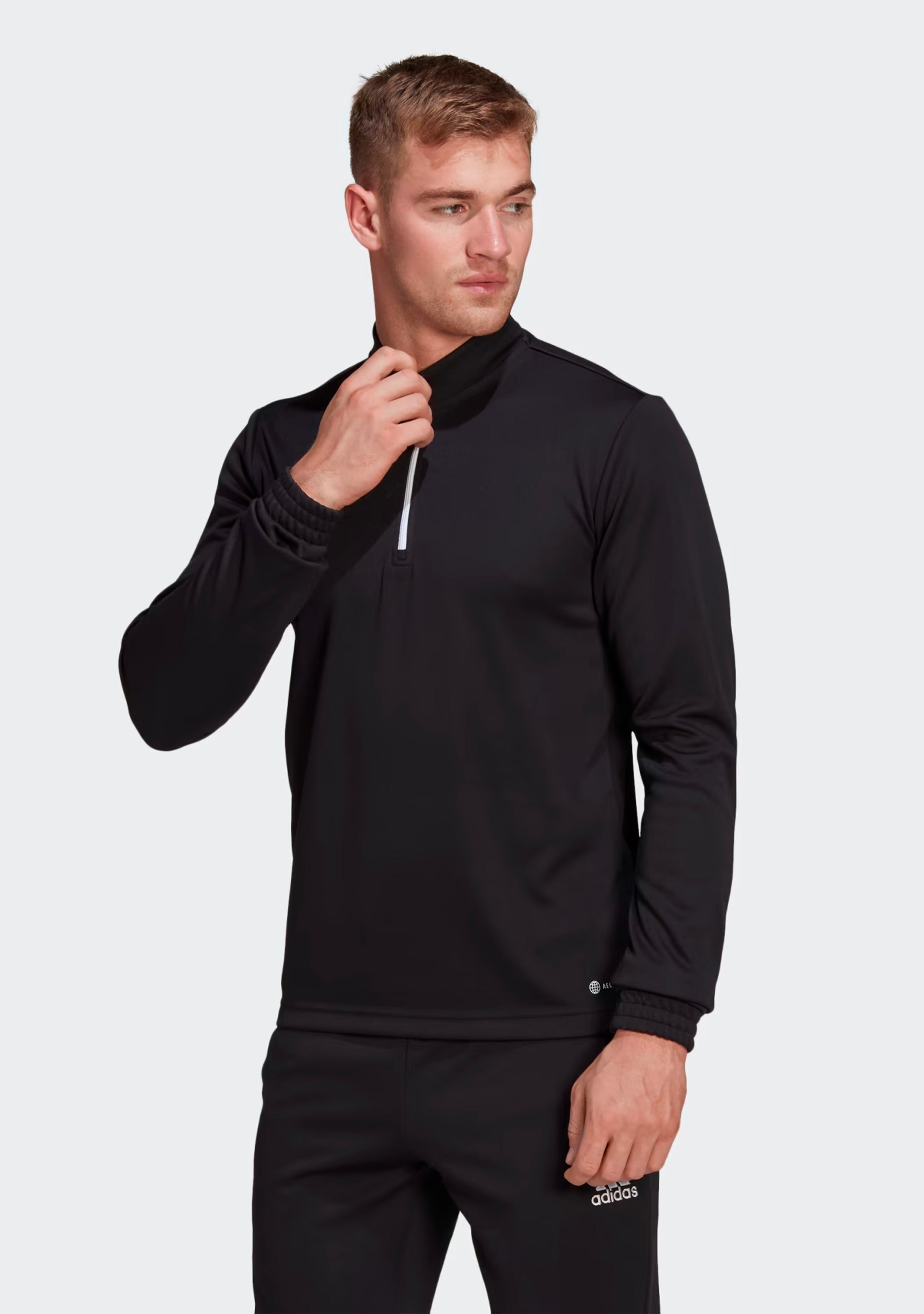 Adidas Men's Entrada 22 Training Top - Lightweight Workout Shirt for Gym, Running & Fitness | Moisture-Wicking & Breathable Performance Tee