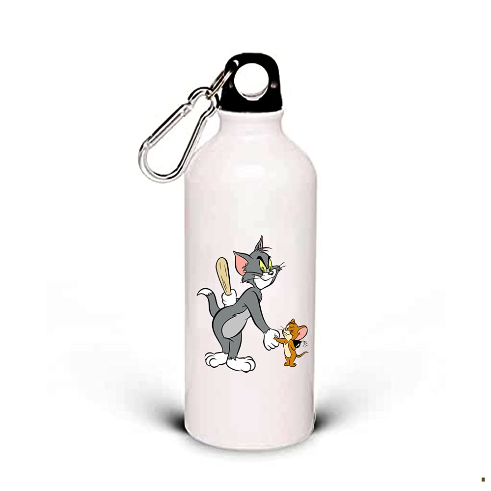 Tom and Jerry Themed APC-Sipper Bottle with Glossy Finish & Lock-On Cap - Perfect for Kids' Lunchboxes, School, Travel, and Outdoor Activities