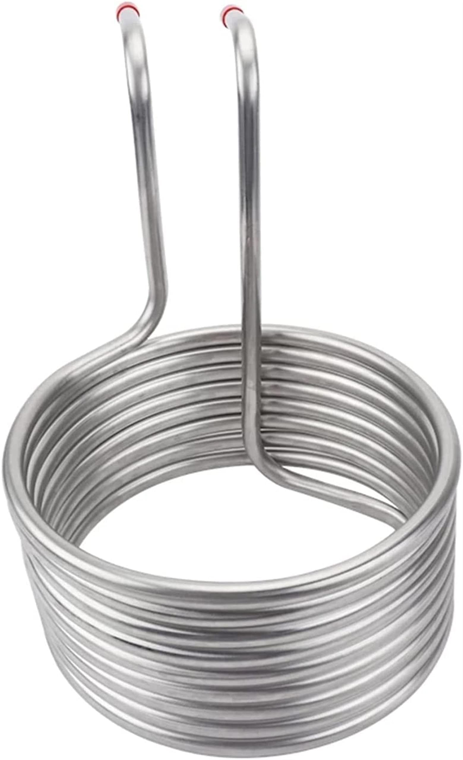 8m 304 Stainless Steel Beer Cooling Coil - Home Brewing Wort Chiller for Beer & Wine Making - Compatible with Garden Hose Fittings - Perfect for Home Brewers & Outdoor Brewing Parties