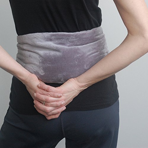 Herbal Concepts Hot and Cold Therapy Lumbar Support Wrap - Relieves Back Pain, Muscle Soreness - Perfect for Office, Travel, and Home Use