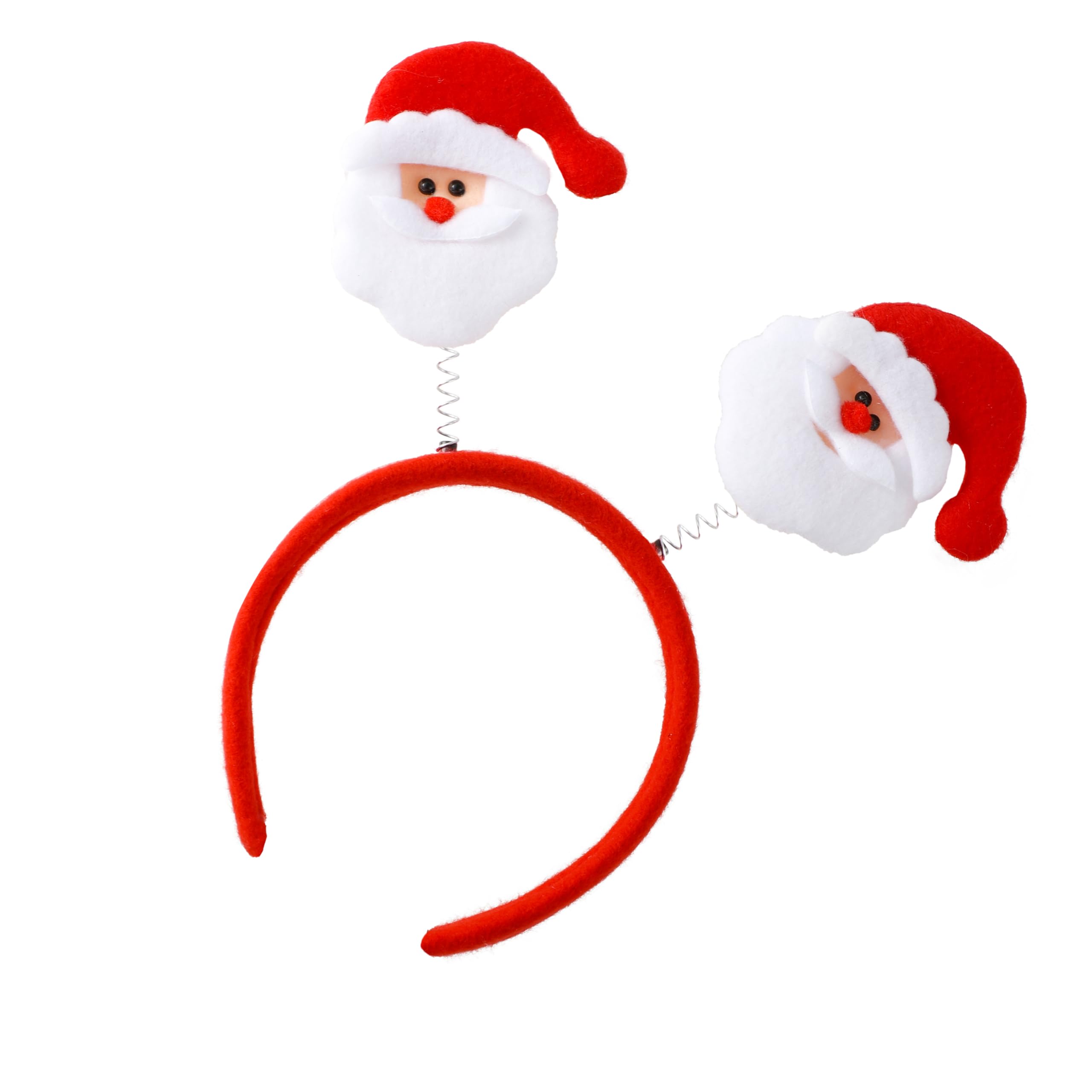 Festive Christmas Headbands with Antlers - Cute Xmas Costume Ears for Men, Women & Kids - Holiday Party Headwear for Family Gatherings, Office Celebrations & Christmas Photo Props