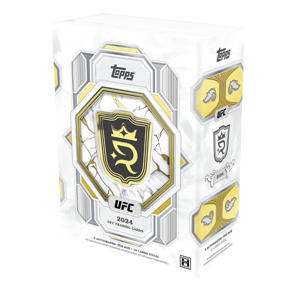 2024 Topps Royalty UFC Hobby Box - Collectible Trading Cards for MMA Fans - Perfect for UFC Memorabilia Collectors, Sports Card Enthusiasts, and Gift Giving